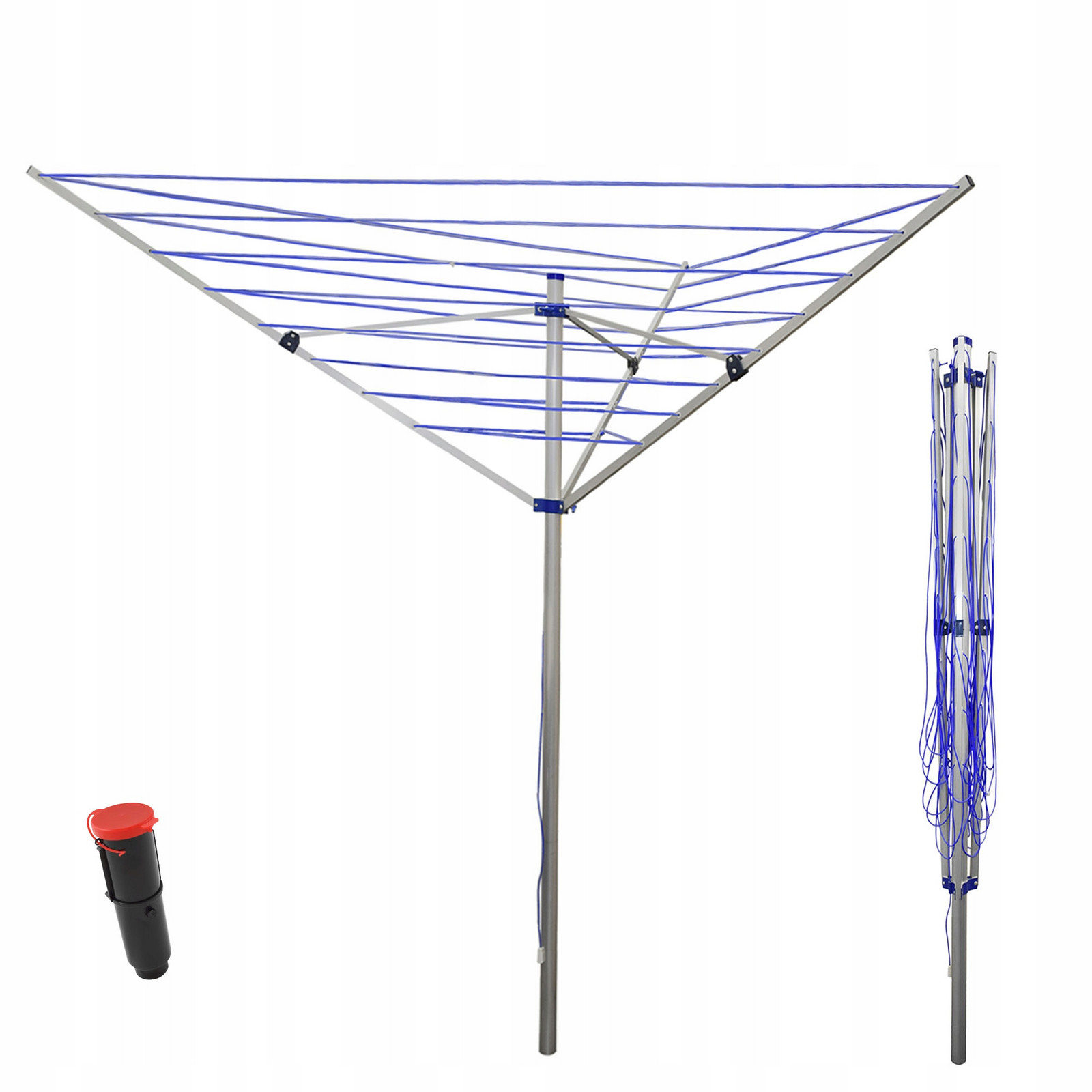 Zahradní Sušák Na Prádlo Venkovní Oblečení Otočný Skládací