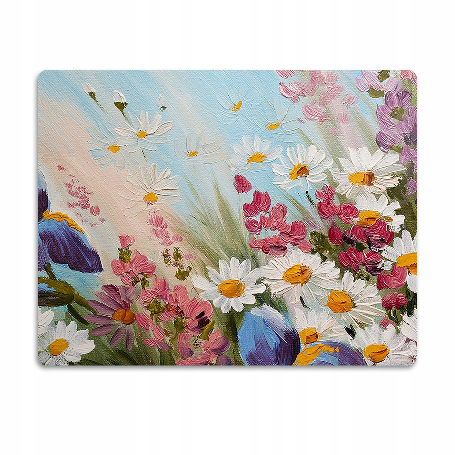 Voděodolná podložka pod misku Louka malovaná 60x40 cm