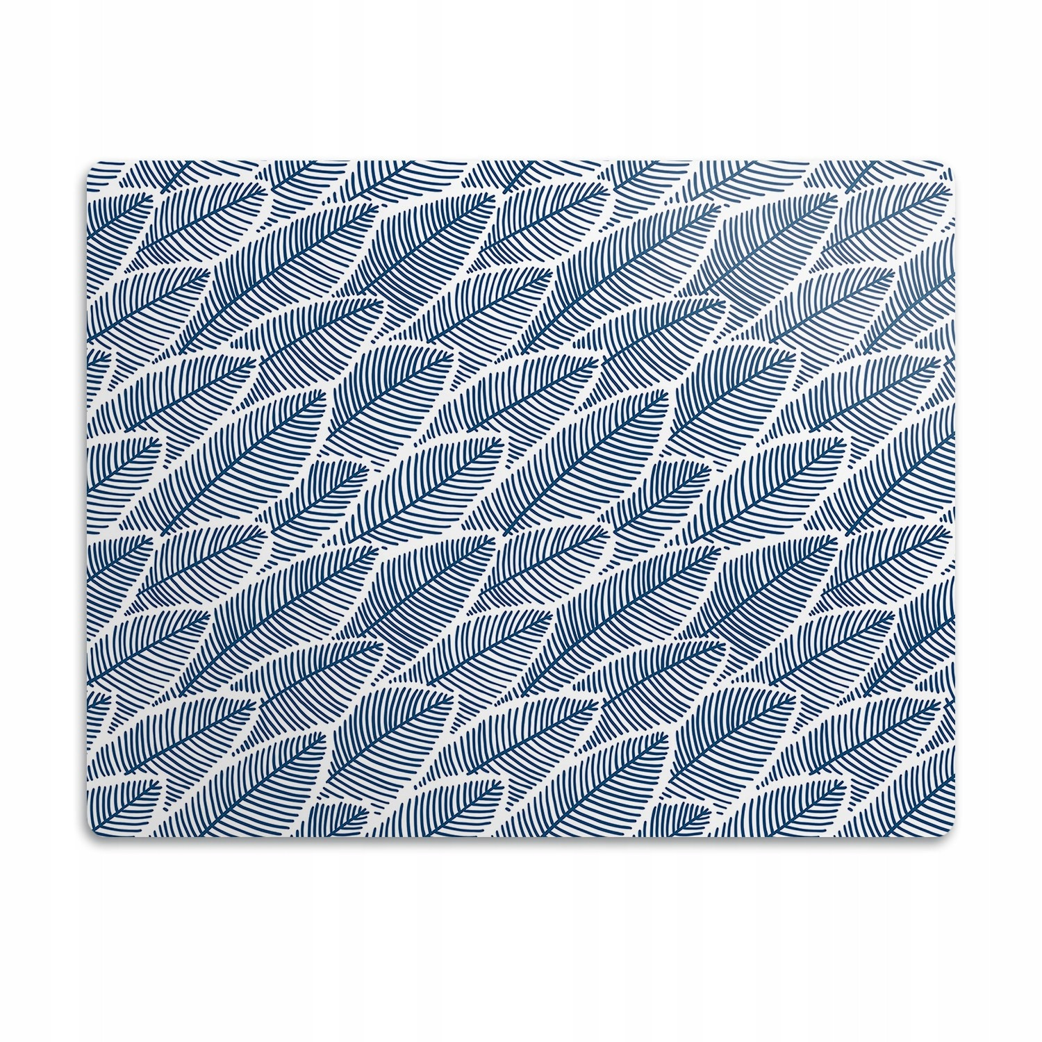 Pro kočky podložka pod misky Modré listy 60x40