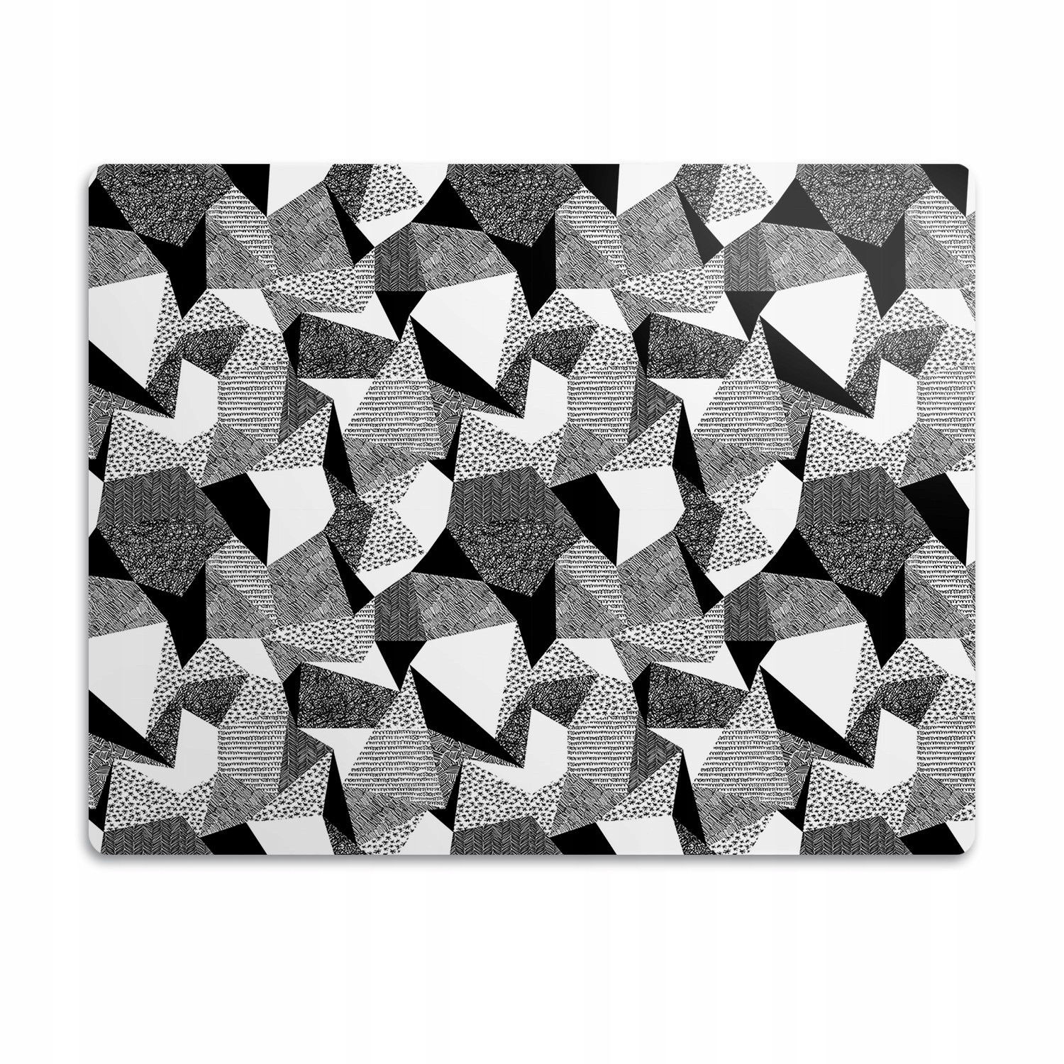 Voděodolná podložka pod misky pro psa Mnohoúhelníky 60x40