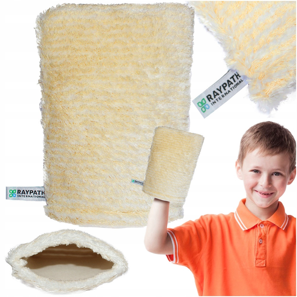 Raypath Čistící rukavice Béžová roz S na vlhko Tv Rtv Dřevo Nábytek