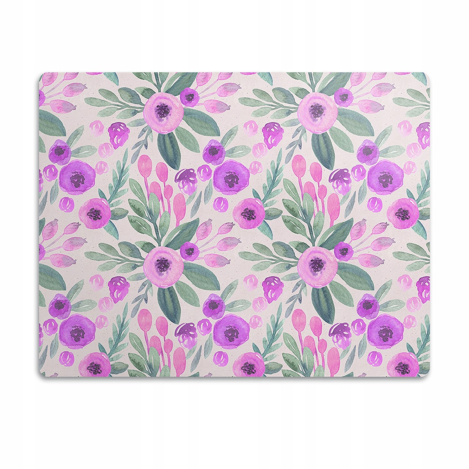 Ochranná podložka pod misky Květinový vzor 60x40 cm