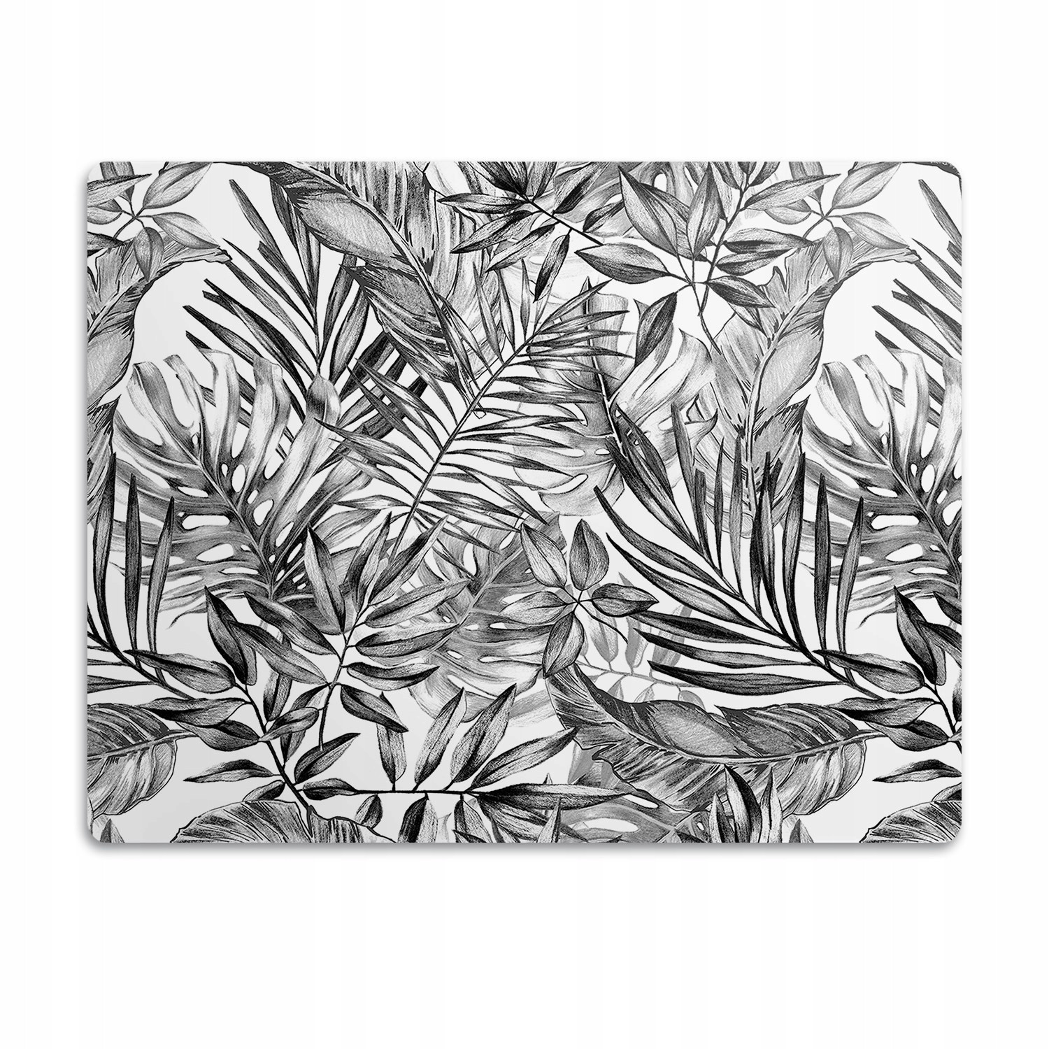 Podložka pod misku pro psa a kočku Skica listů 60x40 cm