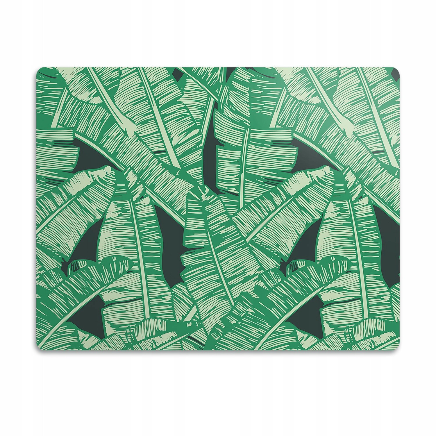 Ochranná podložka pod misku Velké listy zelené 60x40