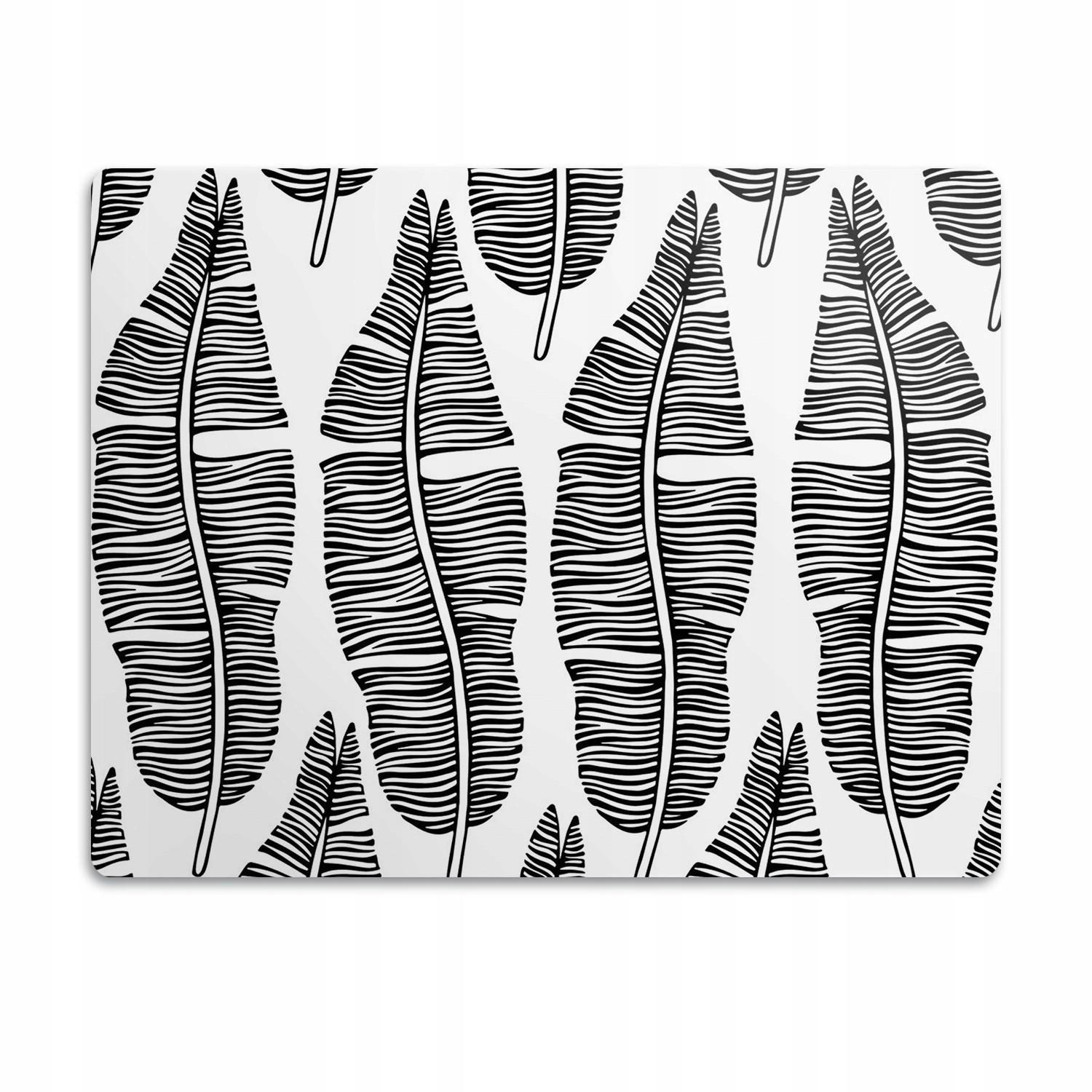 Voděodolná podložka pod misku Listy motiv 60x40 cm