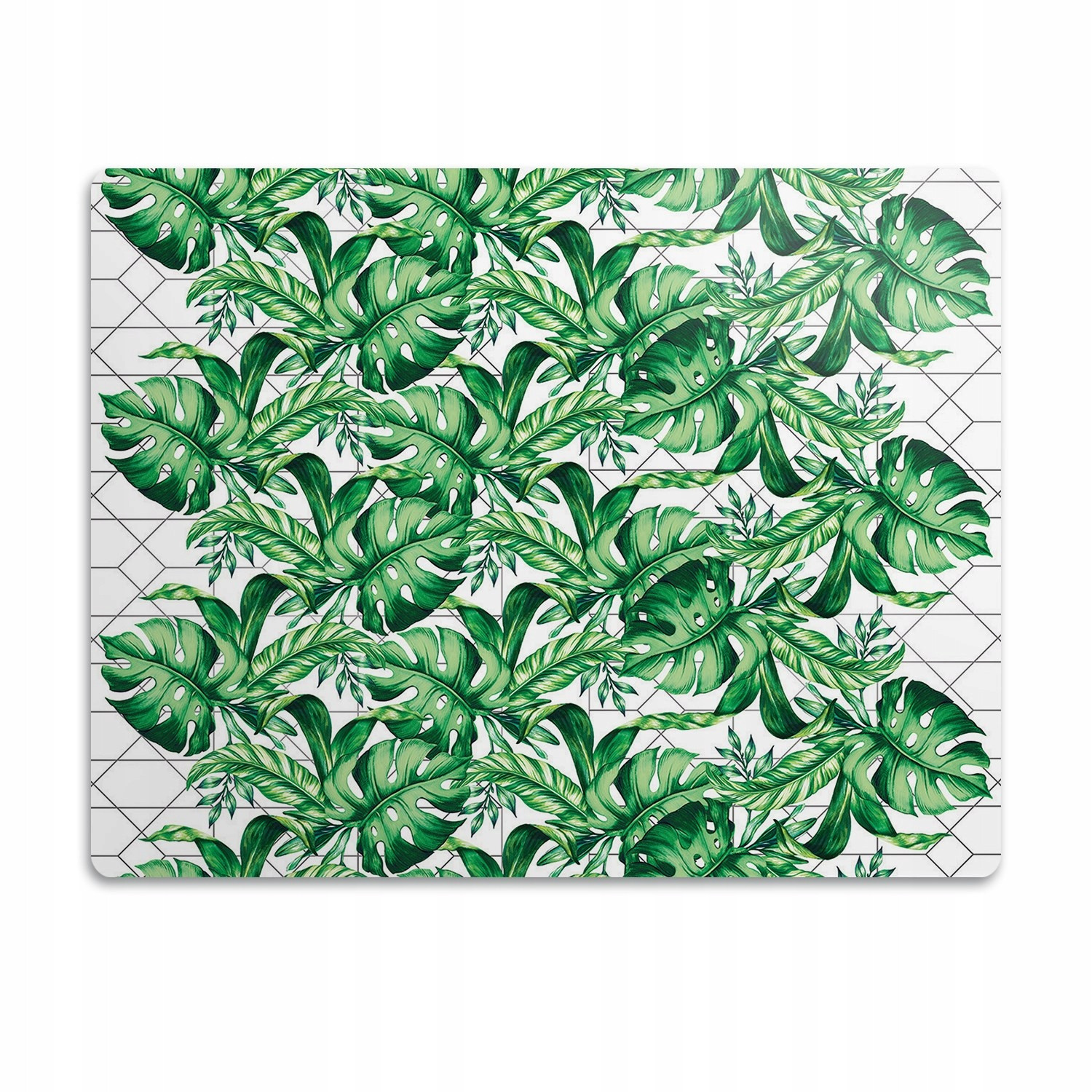 Pod misku podložka pro psa Zelený vzor listy 60x40cm