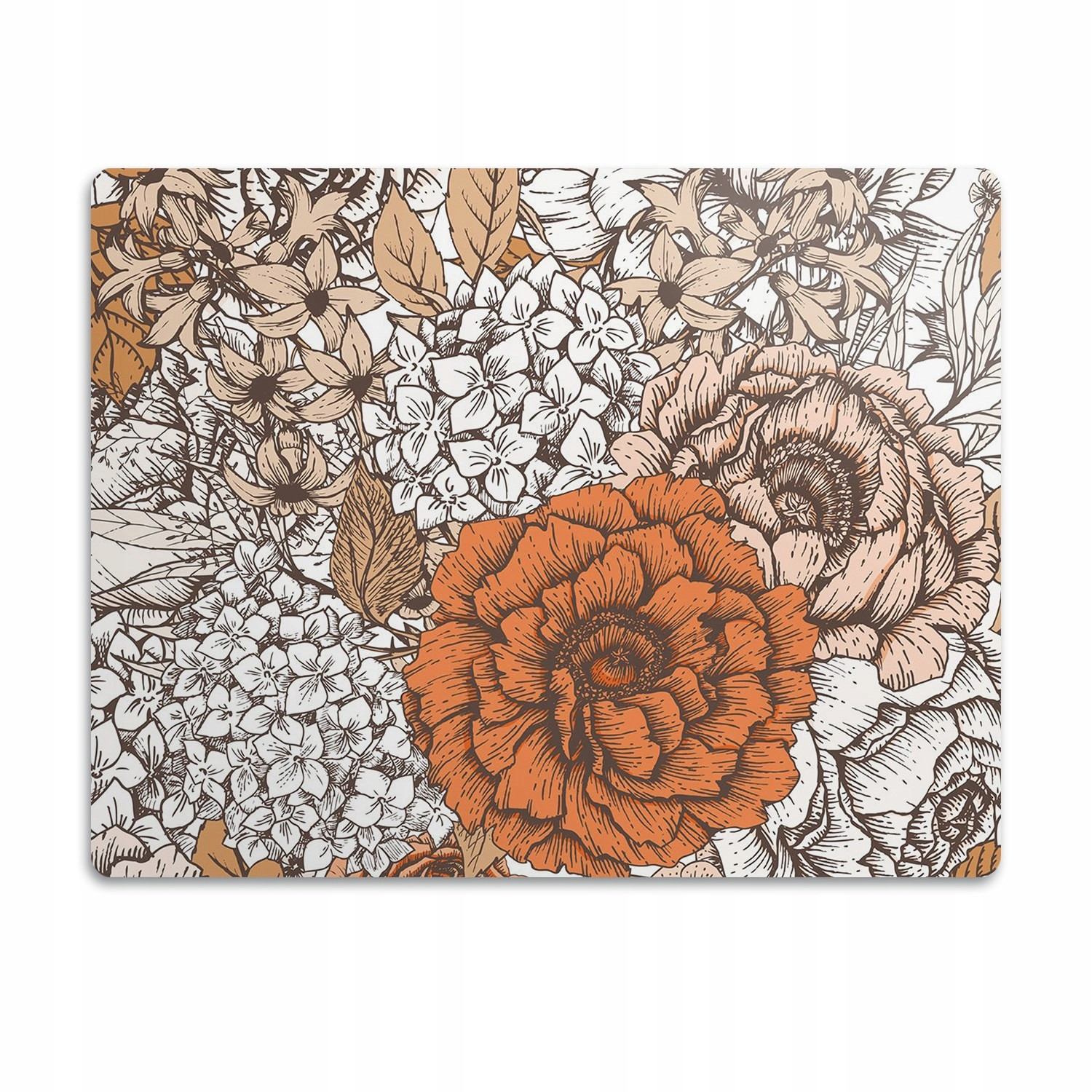 Pro psa podložka pod misku Oranžové květy 60x40cm