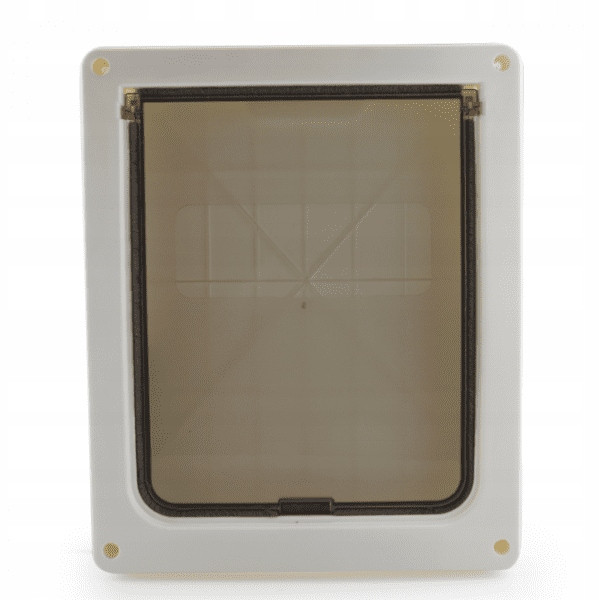 BM286 Dvířka pro psy a kočky bílá M