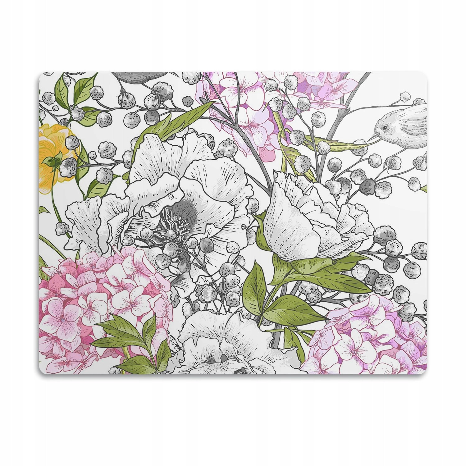 Podložka pod misku pro psa Květiny jaro 60x40 cm