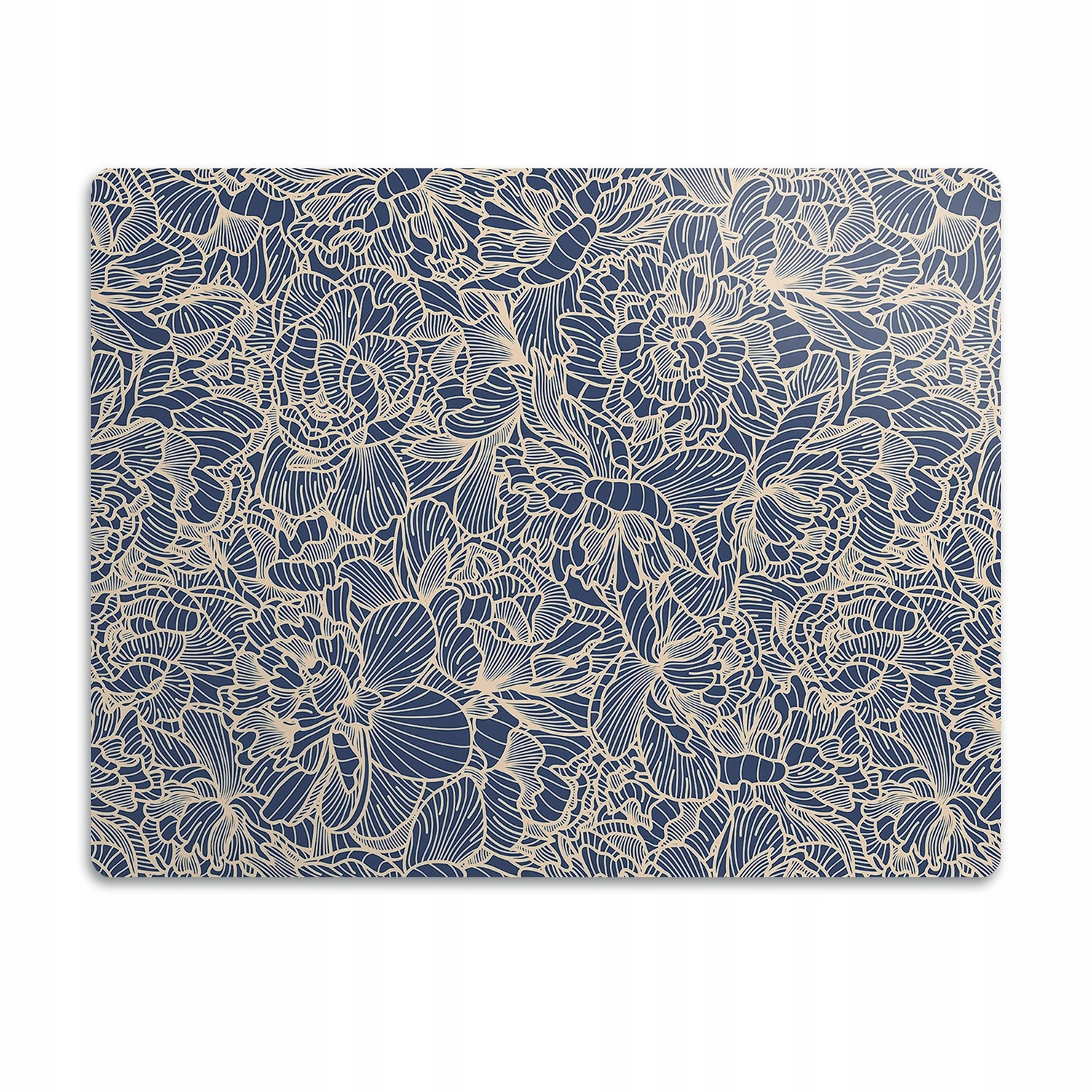 Podložka pro psa kočku Modré husté květy 60x40 cm