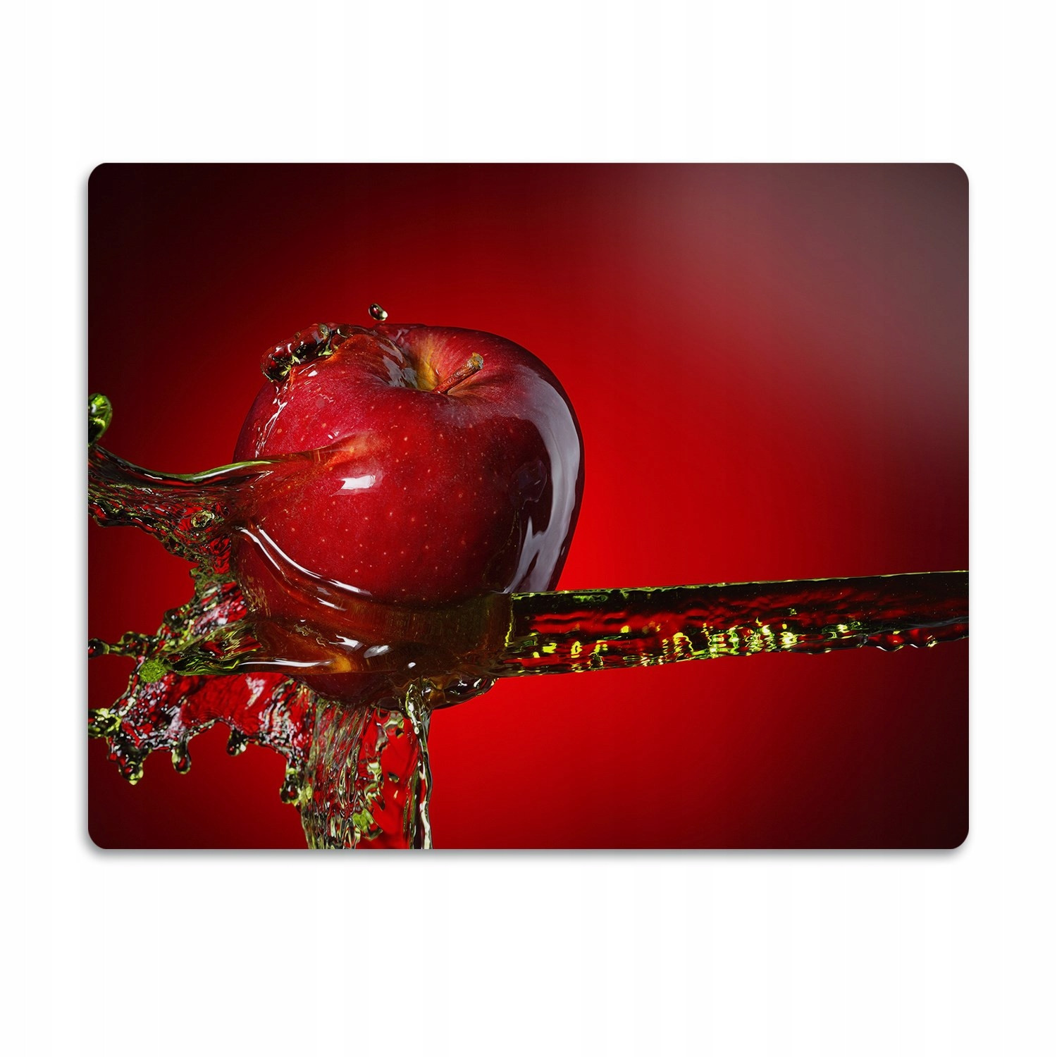 Pro psa kočku podložka pod misku Červené jablko 60x40