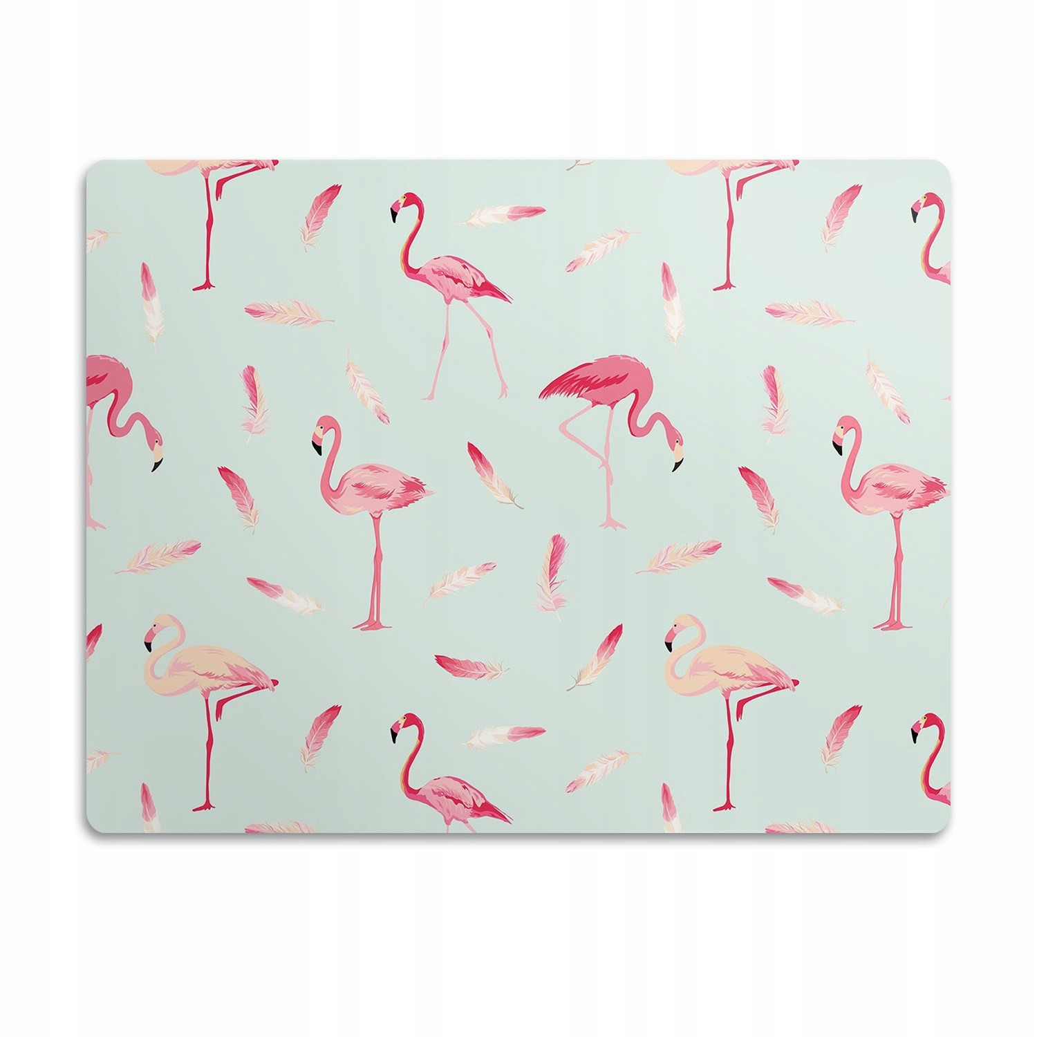 Ochranná podložka pod misku Plameňáci zvířata 60x40