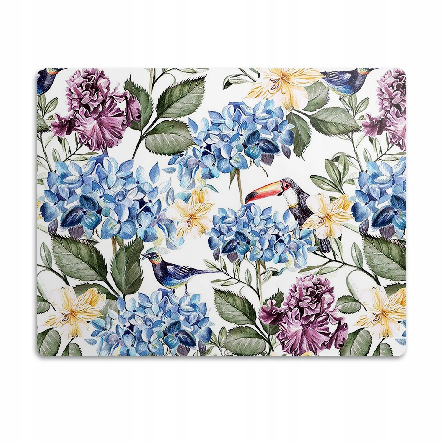 Pod misku podložka pro psa Modré hortenzie 60x40