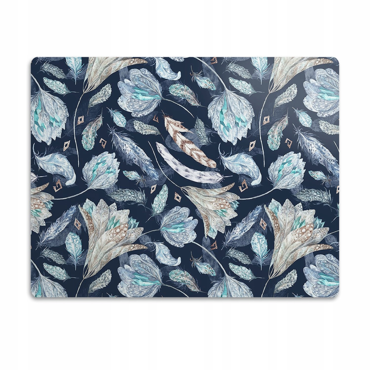 Podložka pro psa pod misku Květiny zdobené 60x40