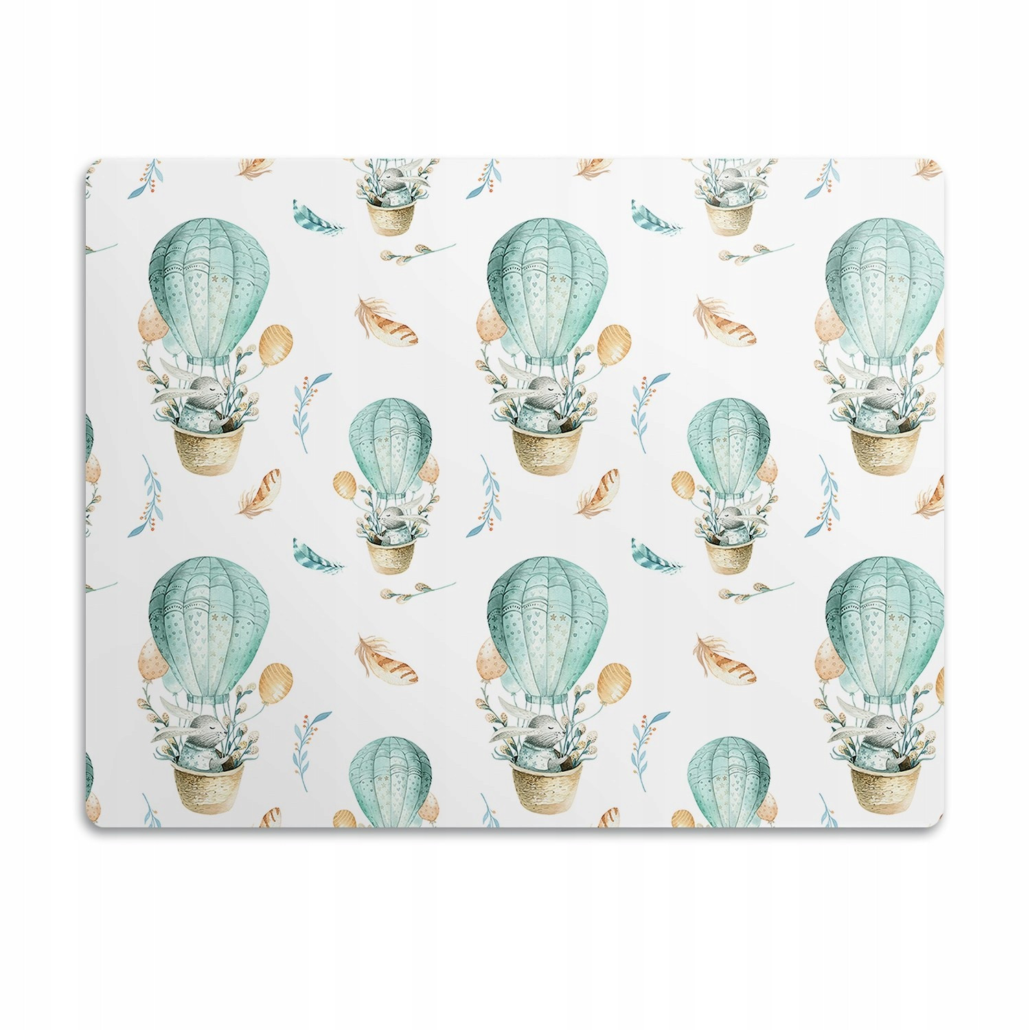 Ochranná podložka pod misky Králík v balónu 60x40 cm