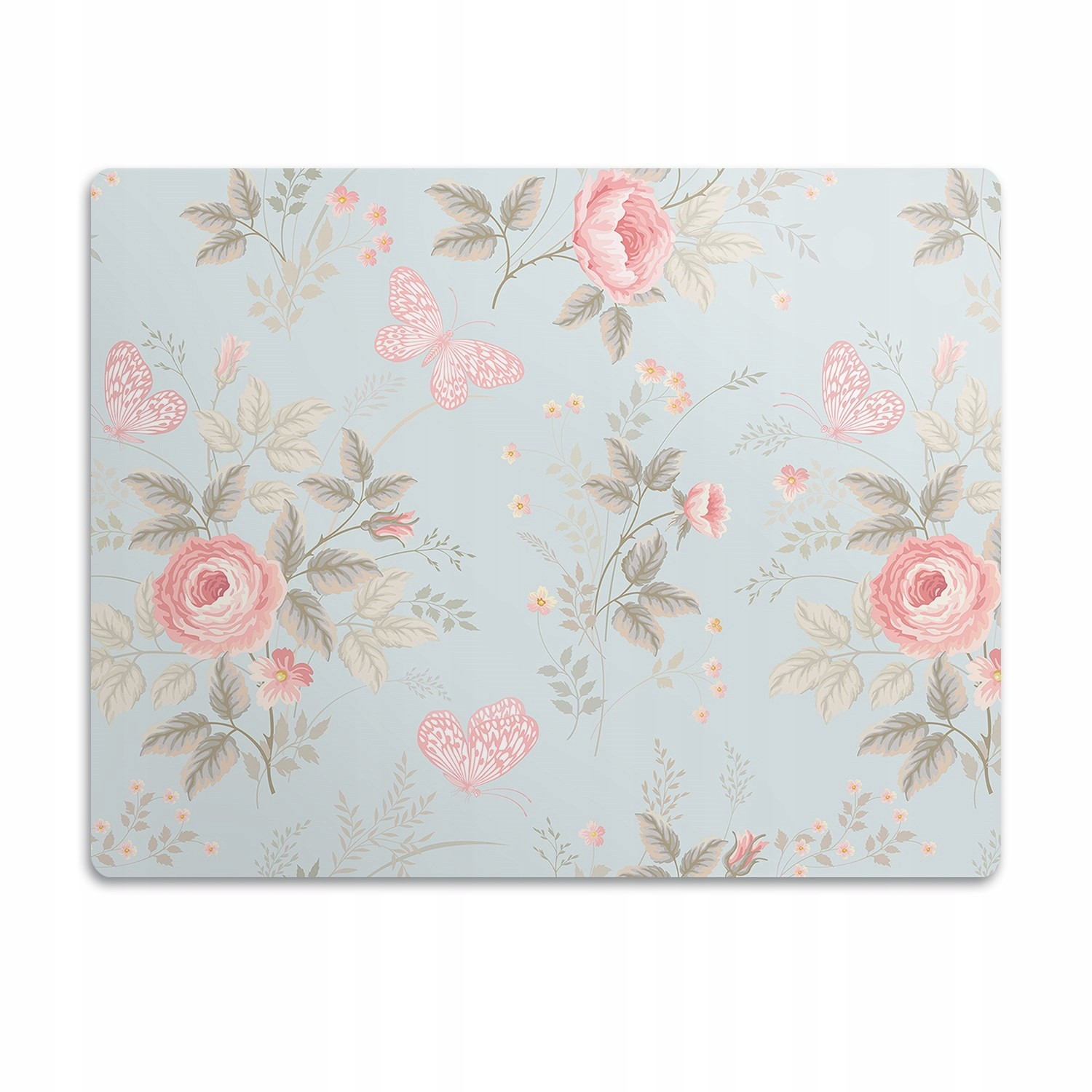 Pro psa podložka pod misku Motýli růže pastely 60x40cm