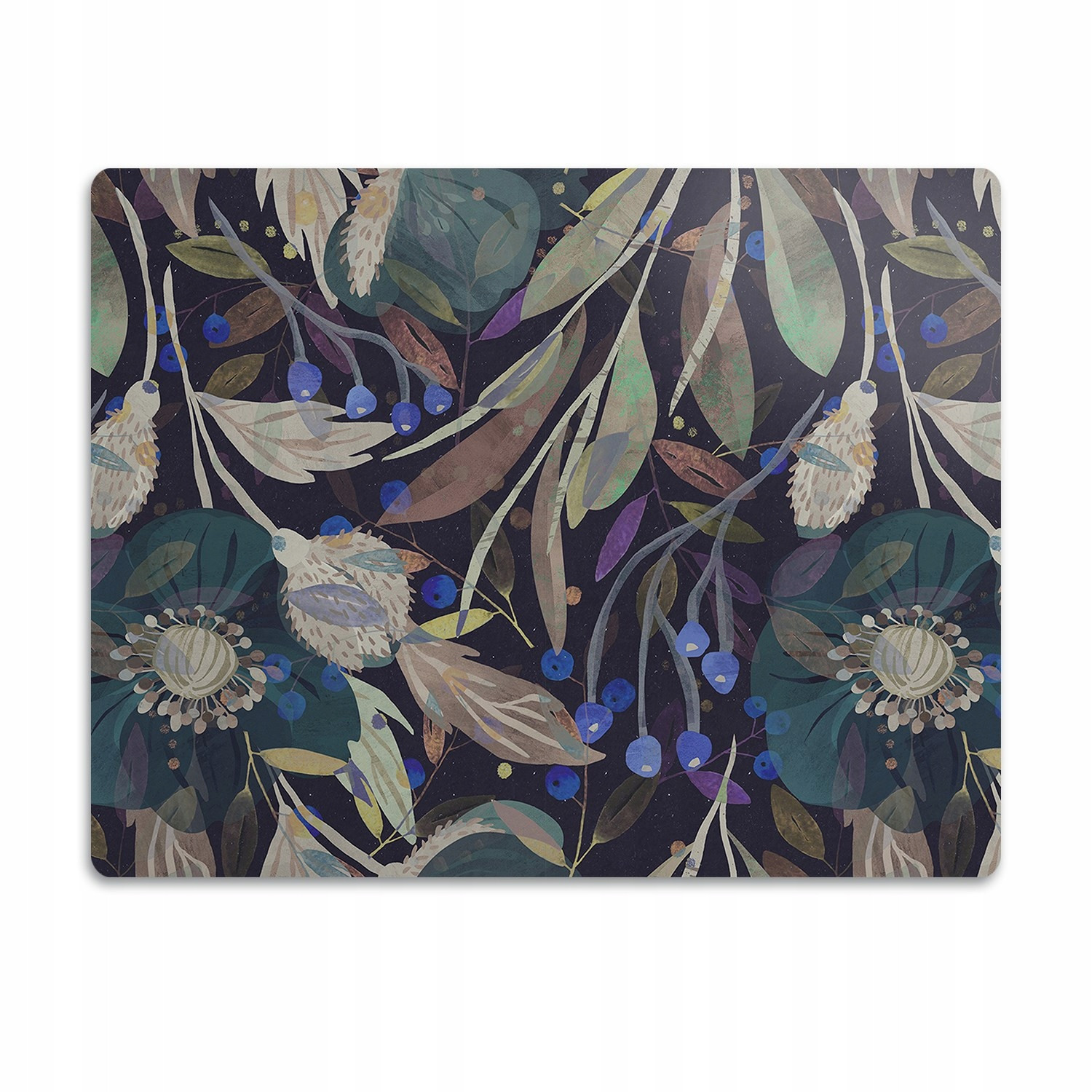 Pro psa kočku podložka pod misku Botanický vzor 60x40