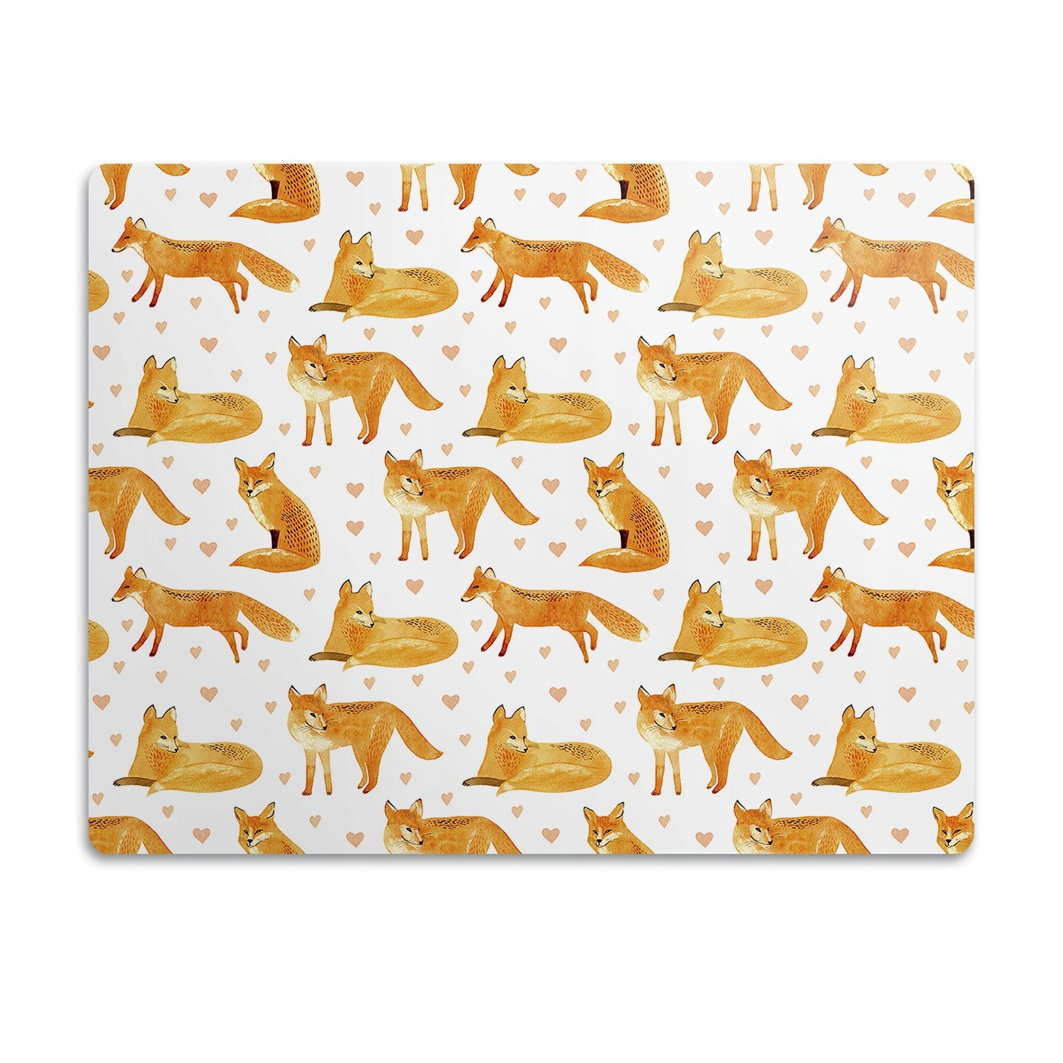 Voděodolná podložka pod misku Zvířata liška 60x40 cm