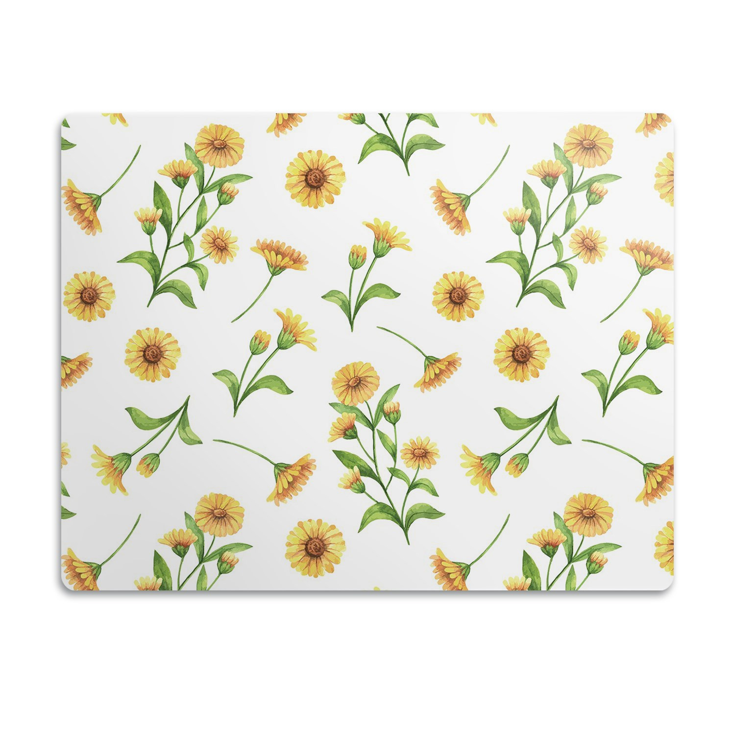 Ochranná podložka pod misku Slunečnice květiny 60x40cm