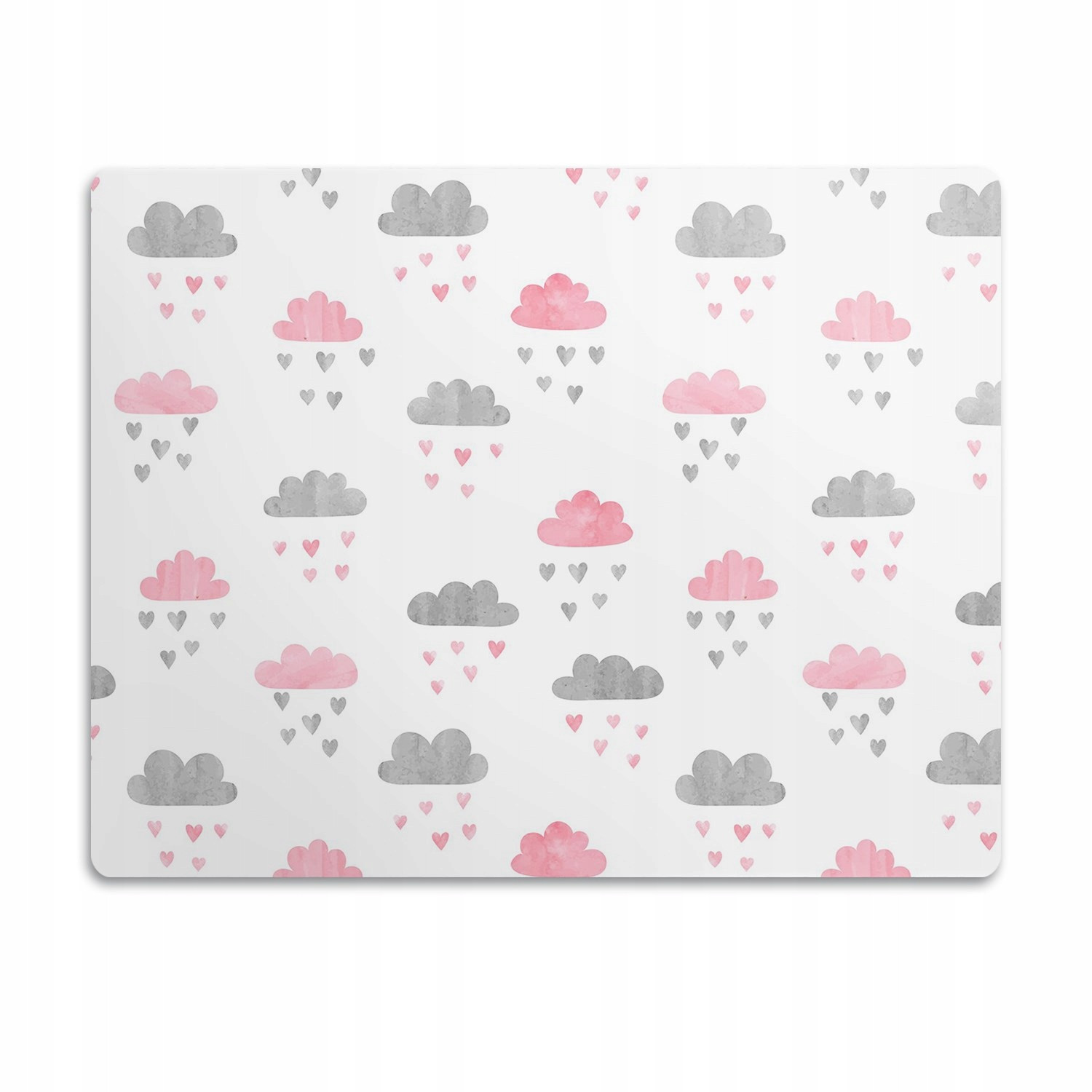 Pro psa kočku podložka pod misky Dešťové mraky 60x40