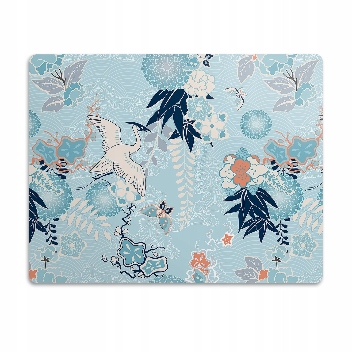 Pro kočky podložka pod záchod Jeřáb a květiny 60x40 cm