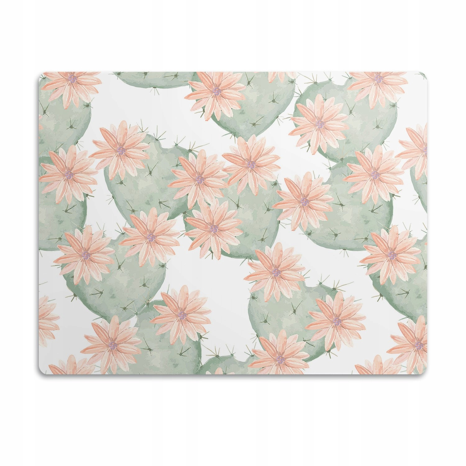 Podložka pod misku pro kočky psa Kaktusy kvetoucí 60x40