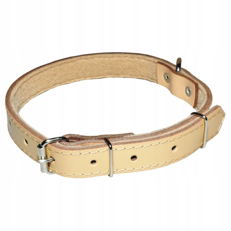 Chaba kožený obojek 40mm/75 cm Natura