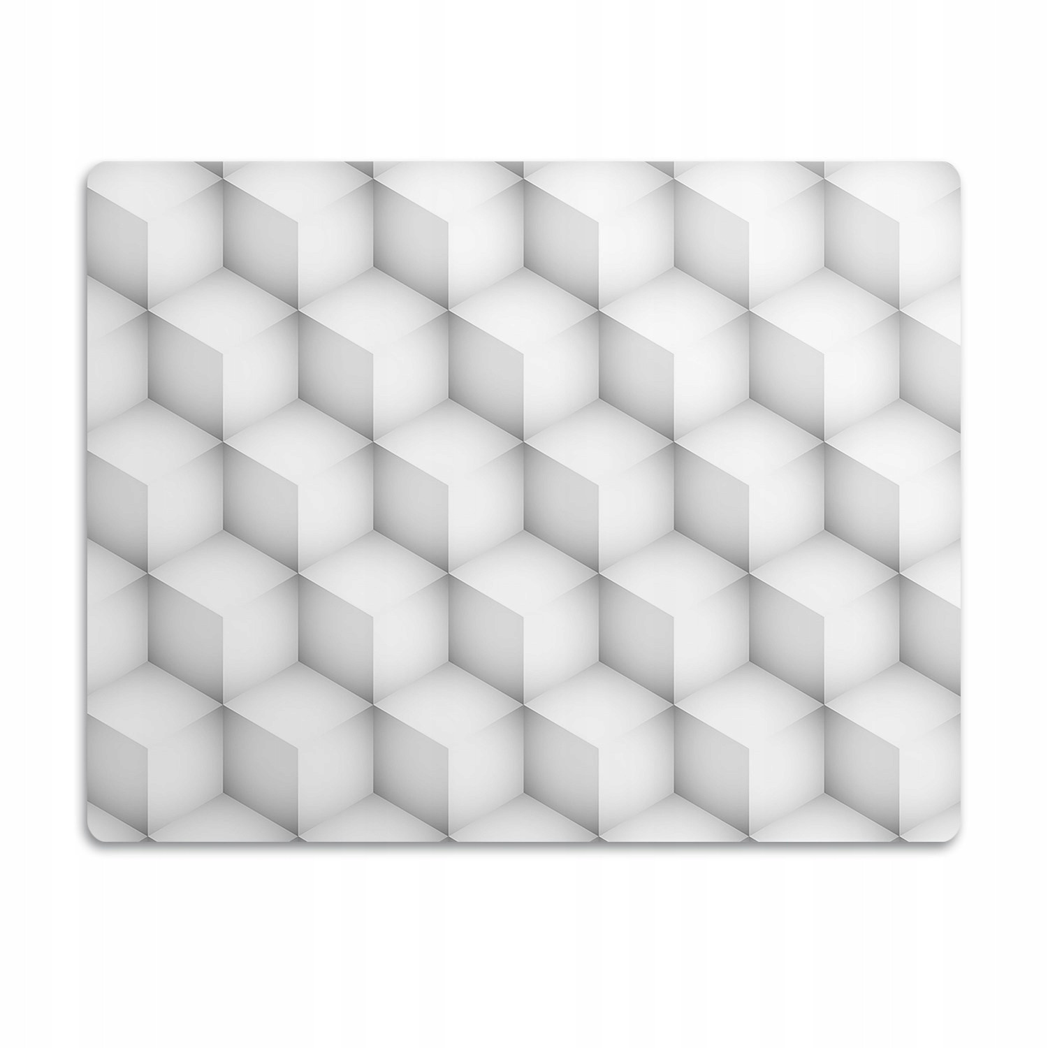 Podložka pro psa pod misku Prostorové kostky 60x40cm