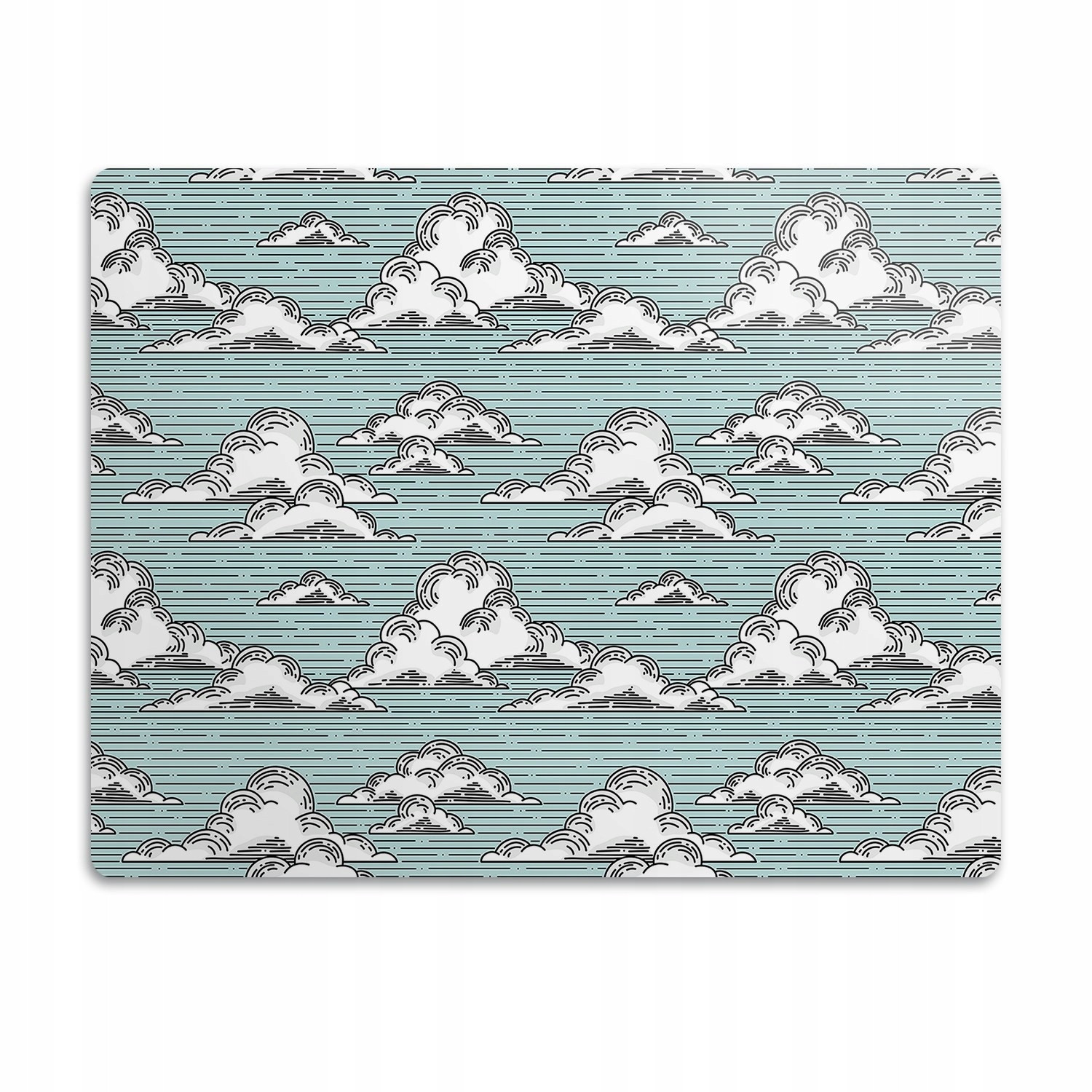Voděodolná podložka pod misku Kreslící mraky 60x40cm