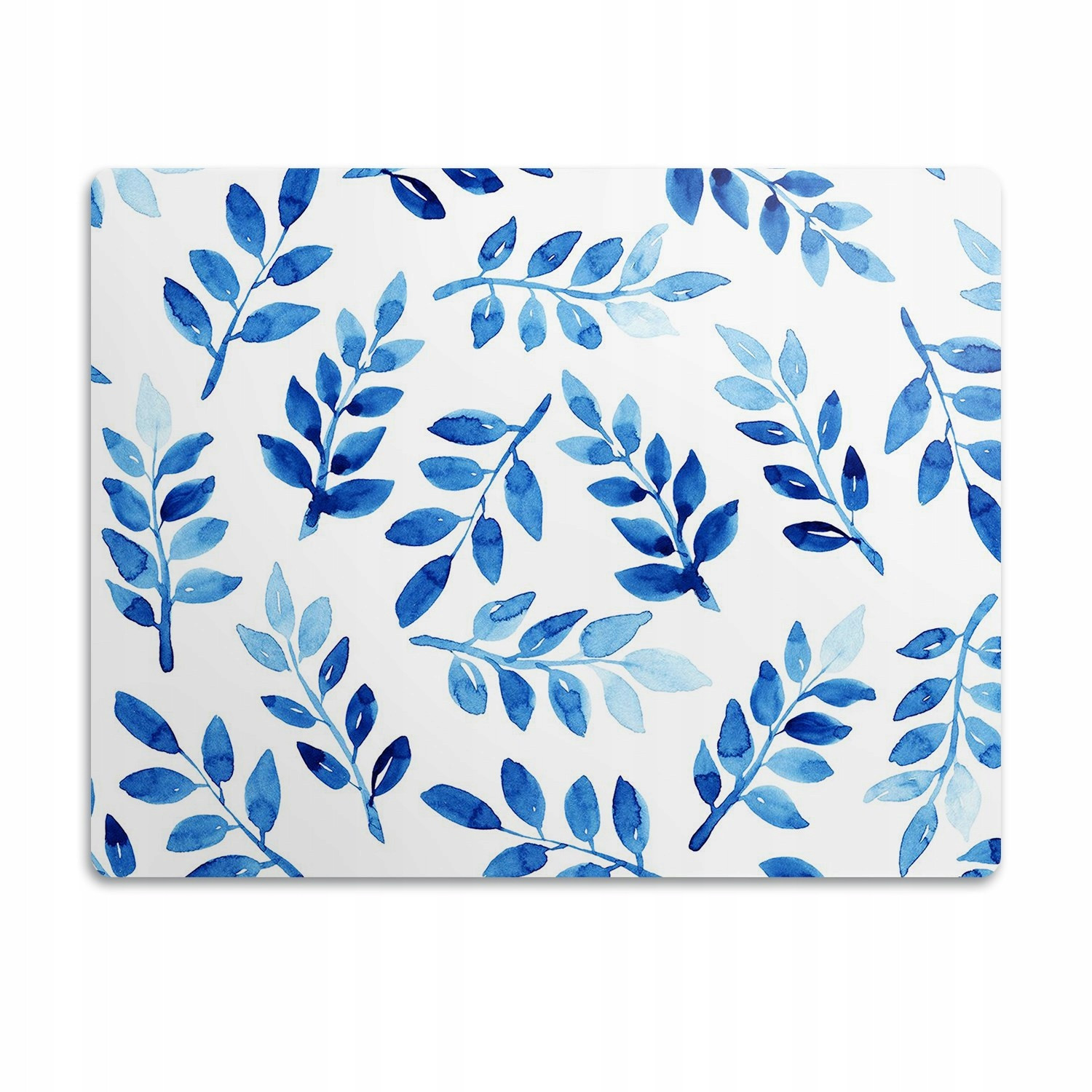 Pružná podložka pod misku Modré listy 60x40