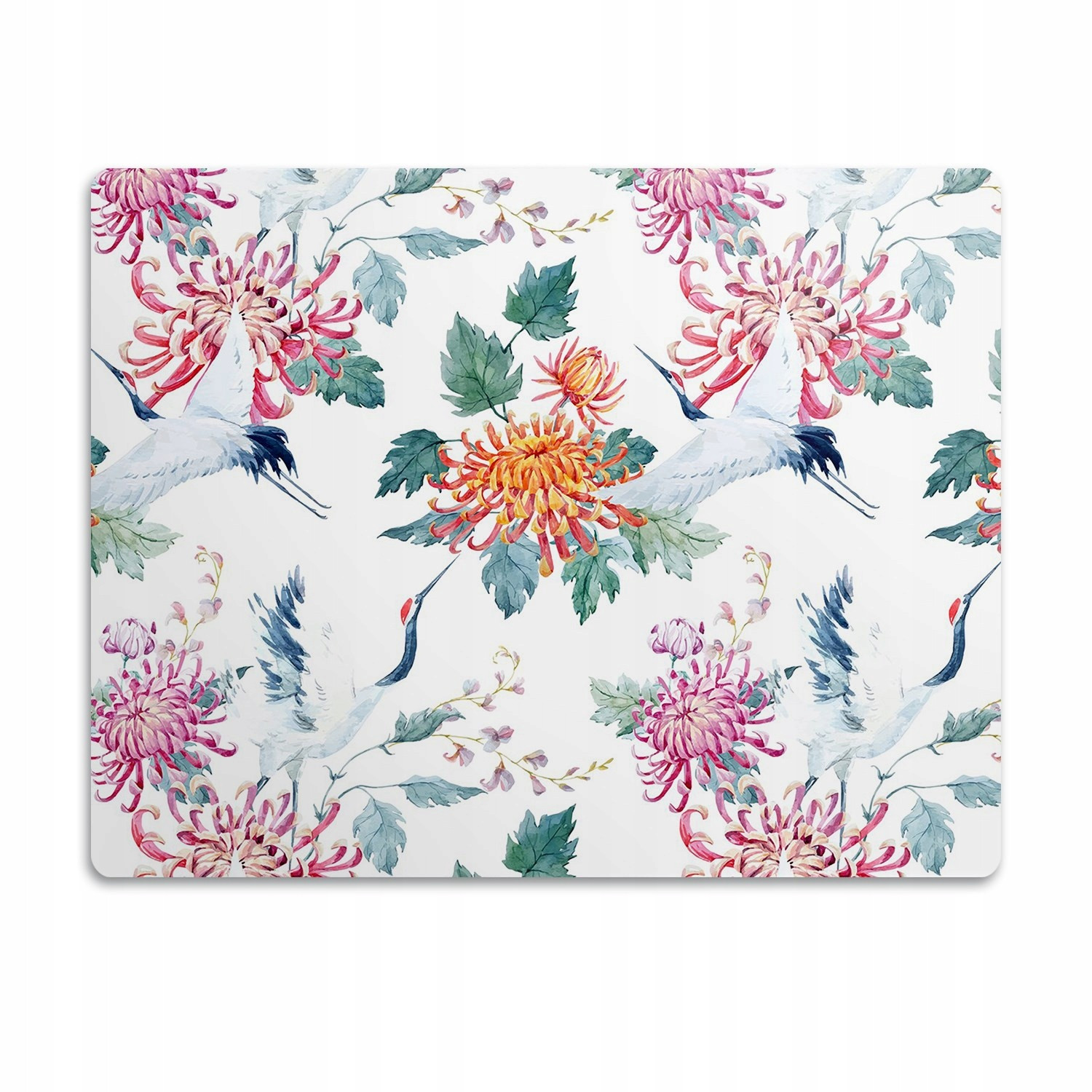 Pro psa kočku podložka pod misku Jeřábi za letu 60x40