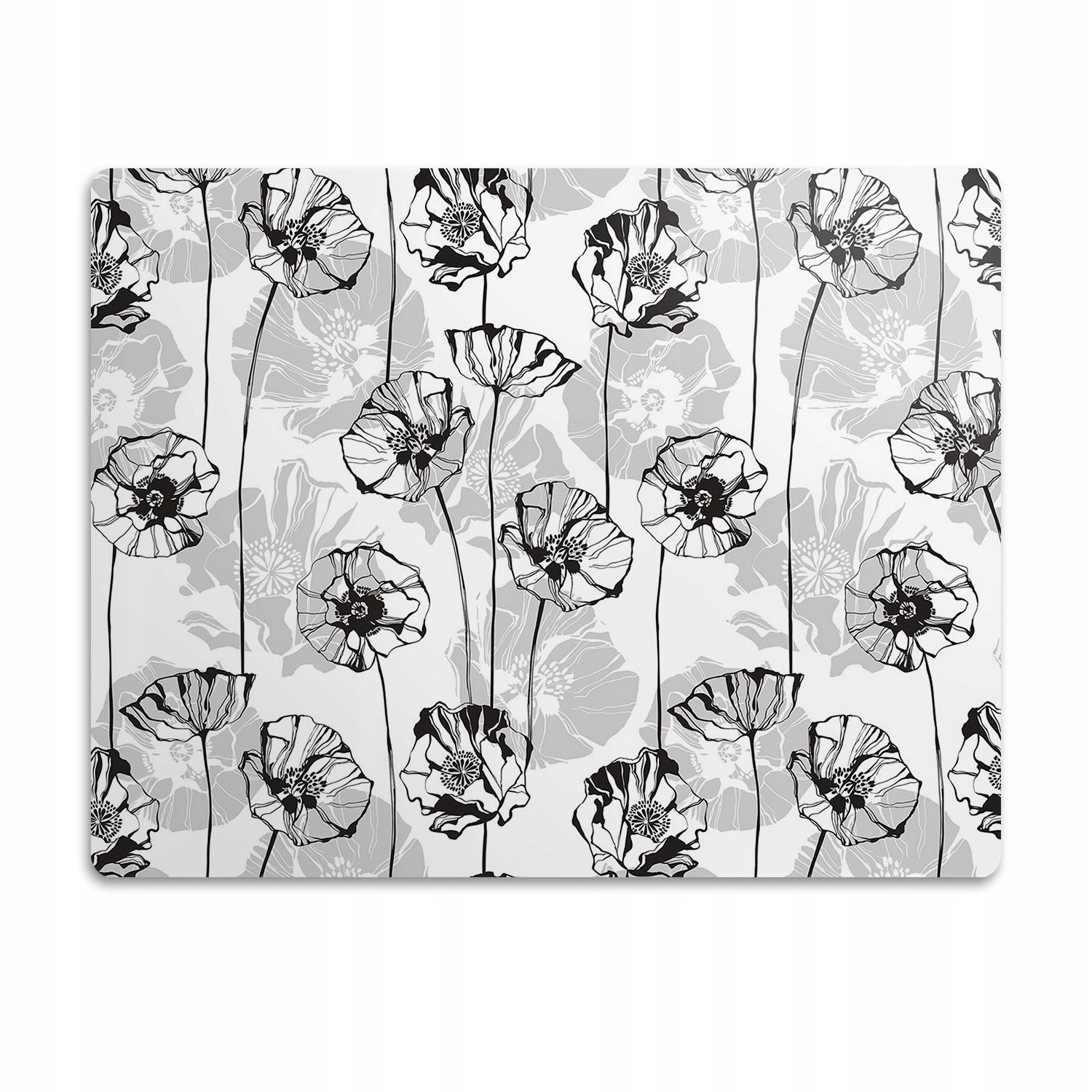 Pro psa podložka pod misku Květiny obrys 60x40 cm