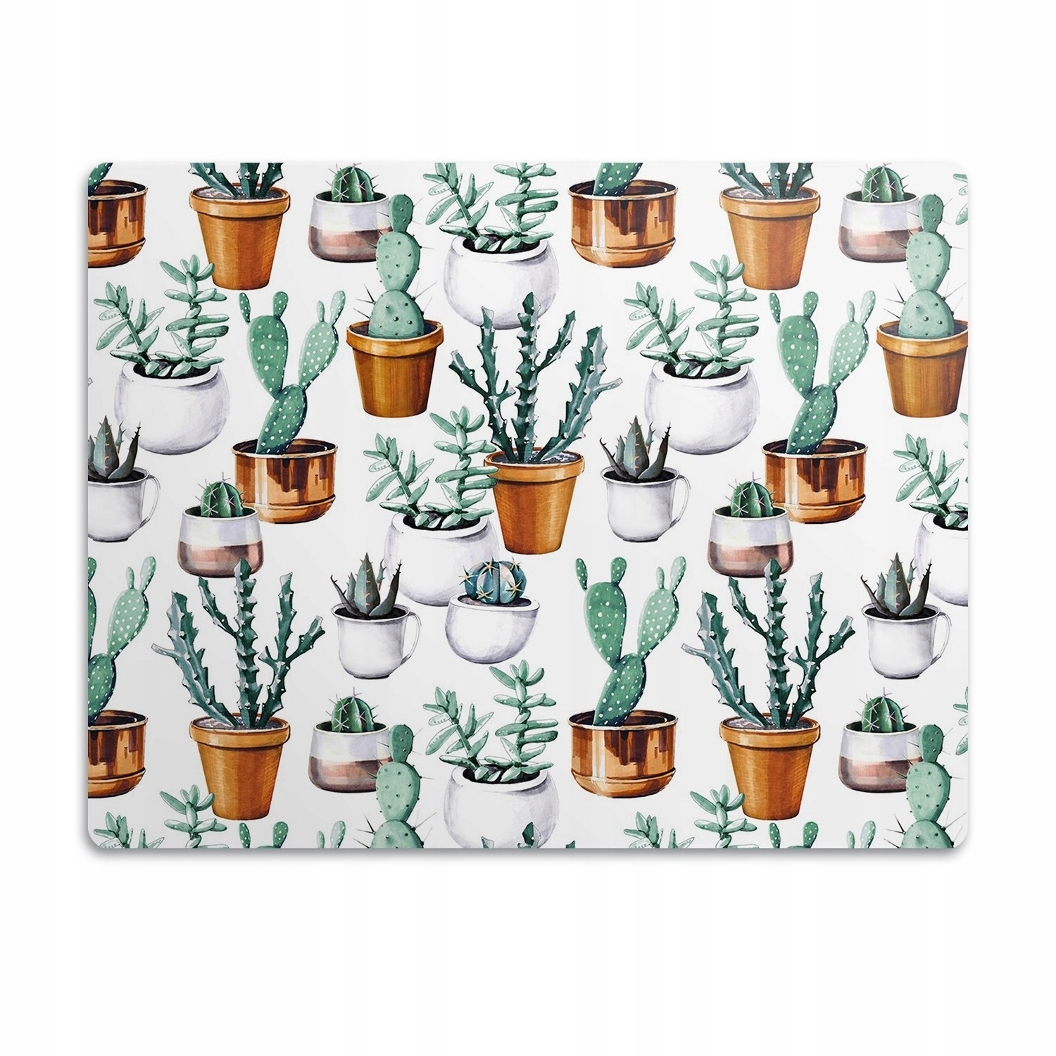 Podložka pod záchod pro kočky Kaktusy květináče 60x40 cm