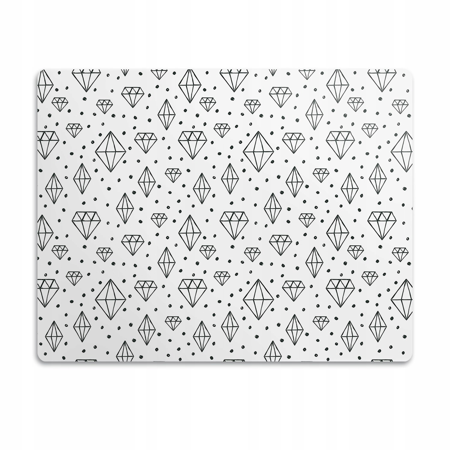 Pro kočky podložka pod záchod Kreslící diamanty 60x40cm