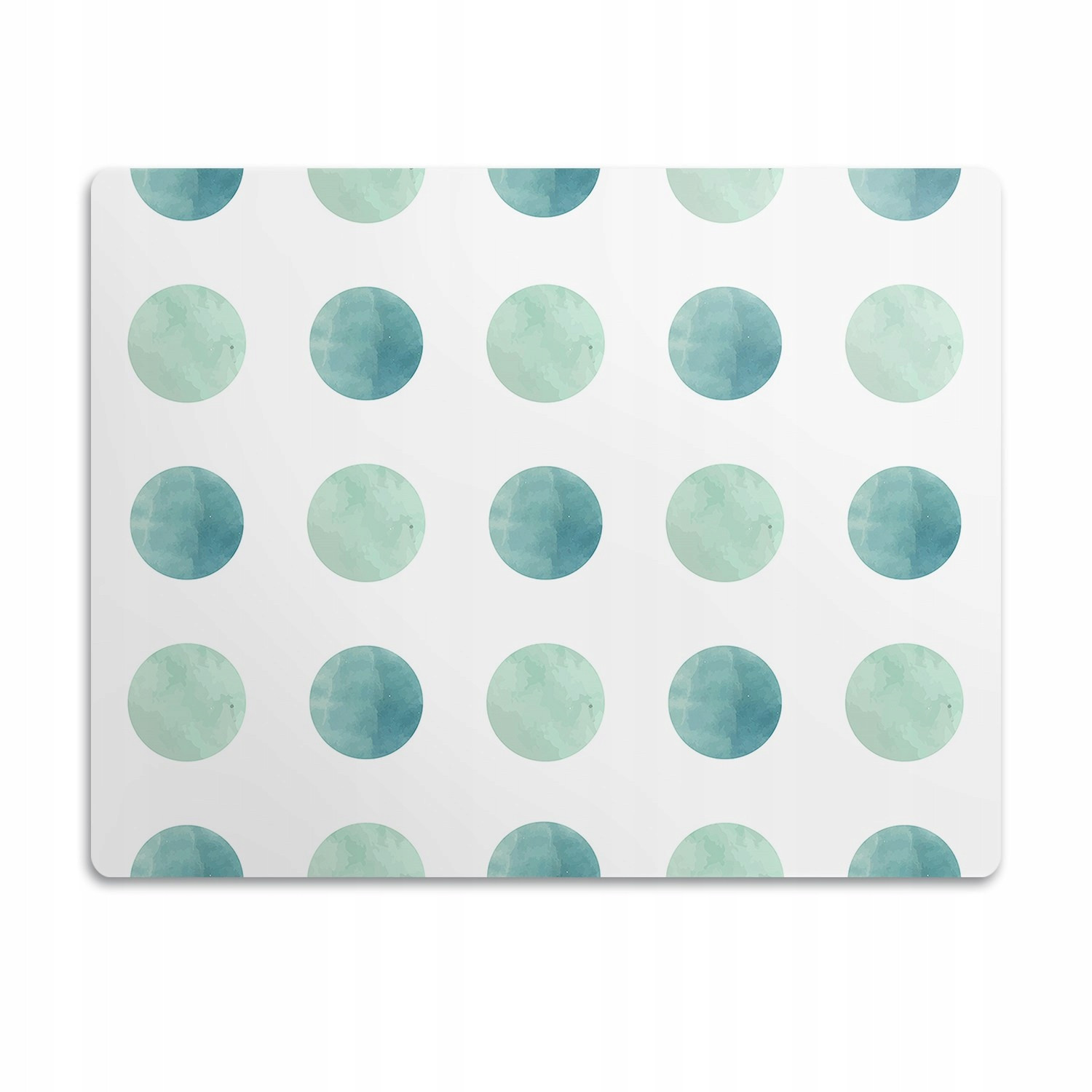 Ochranná podložka pod misku Zelené puntíky 60x40
