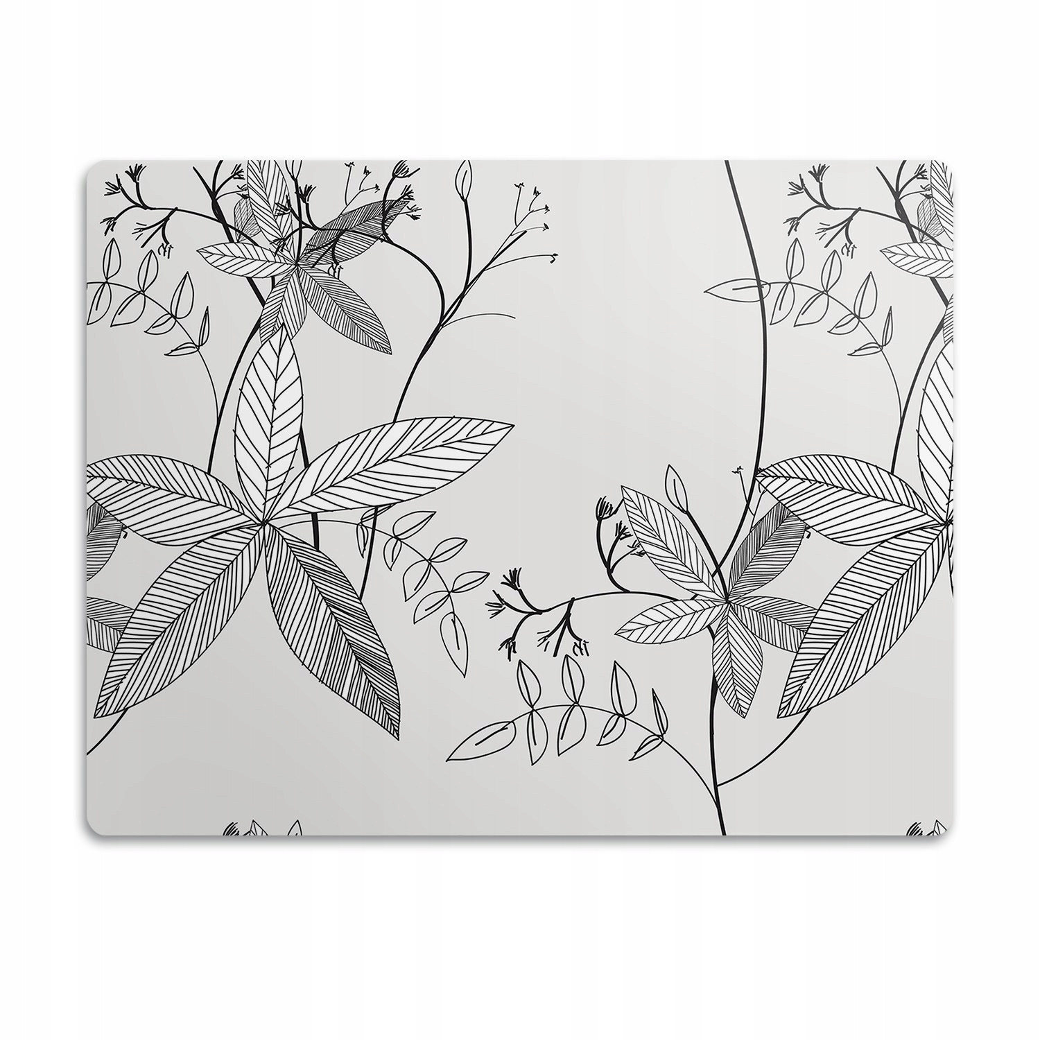 Podložka pro psa pod misku Větve listy 60x40cm