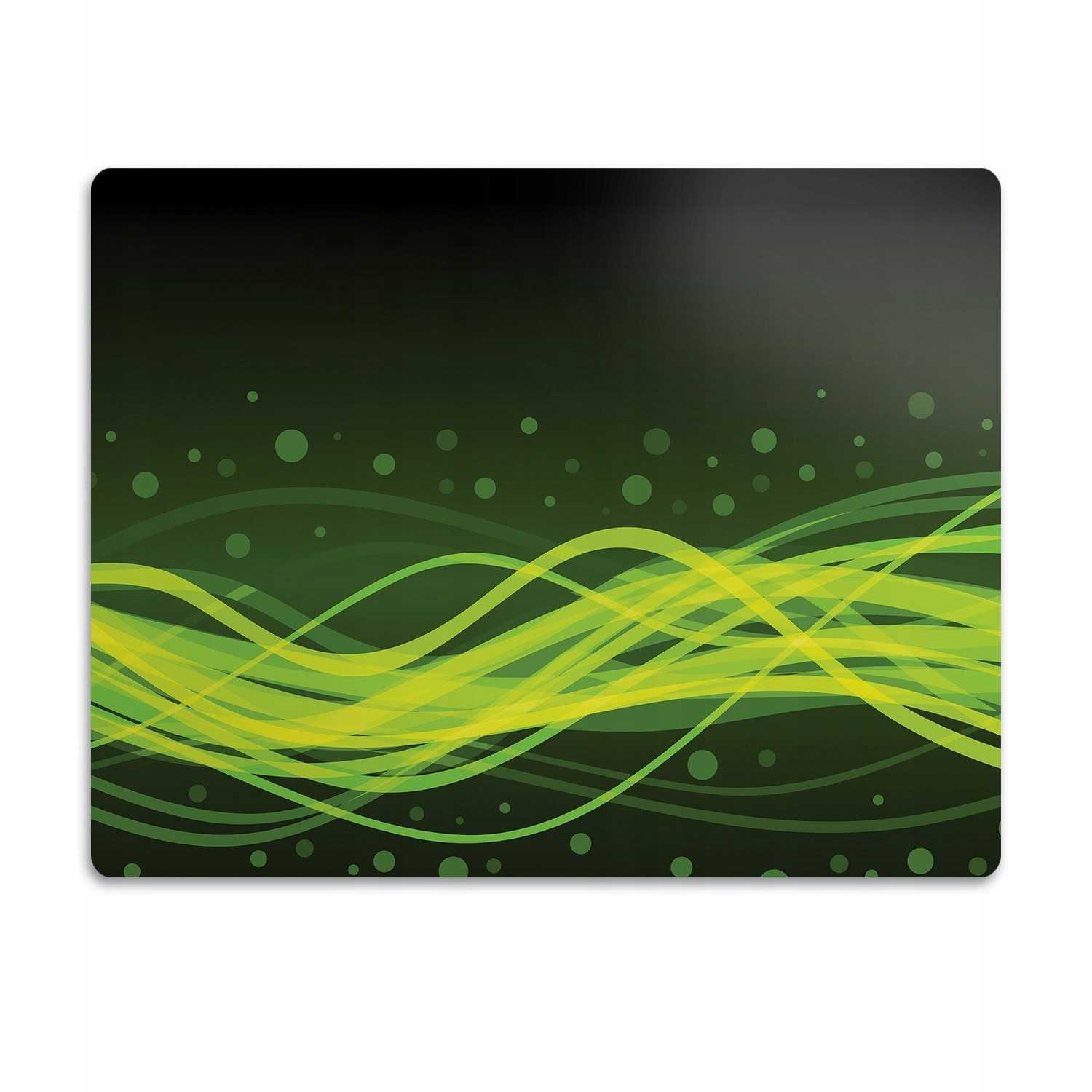 Voděodolná podložka pod misku Zelené vlny 60x40 cm