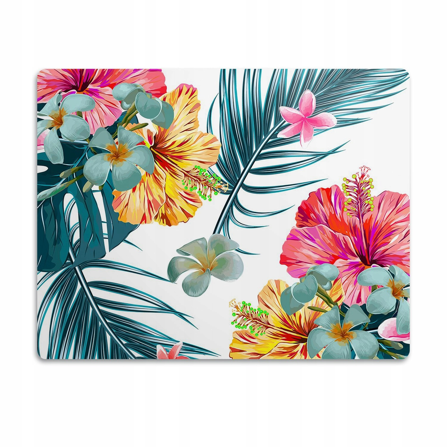 Pro kočky podložka pod misky Tropické květiny 60x40