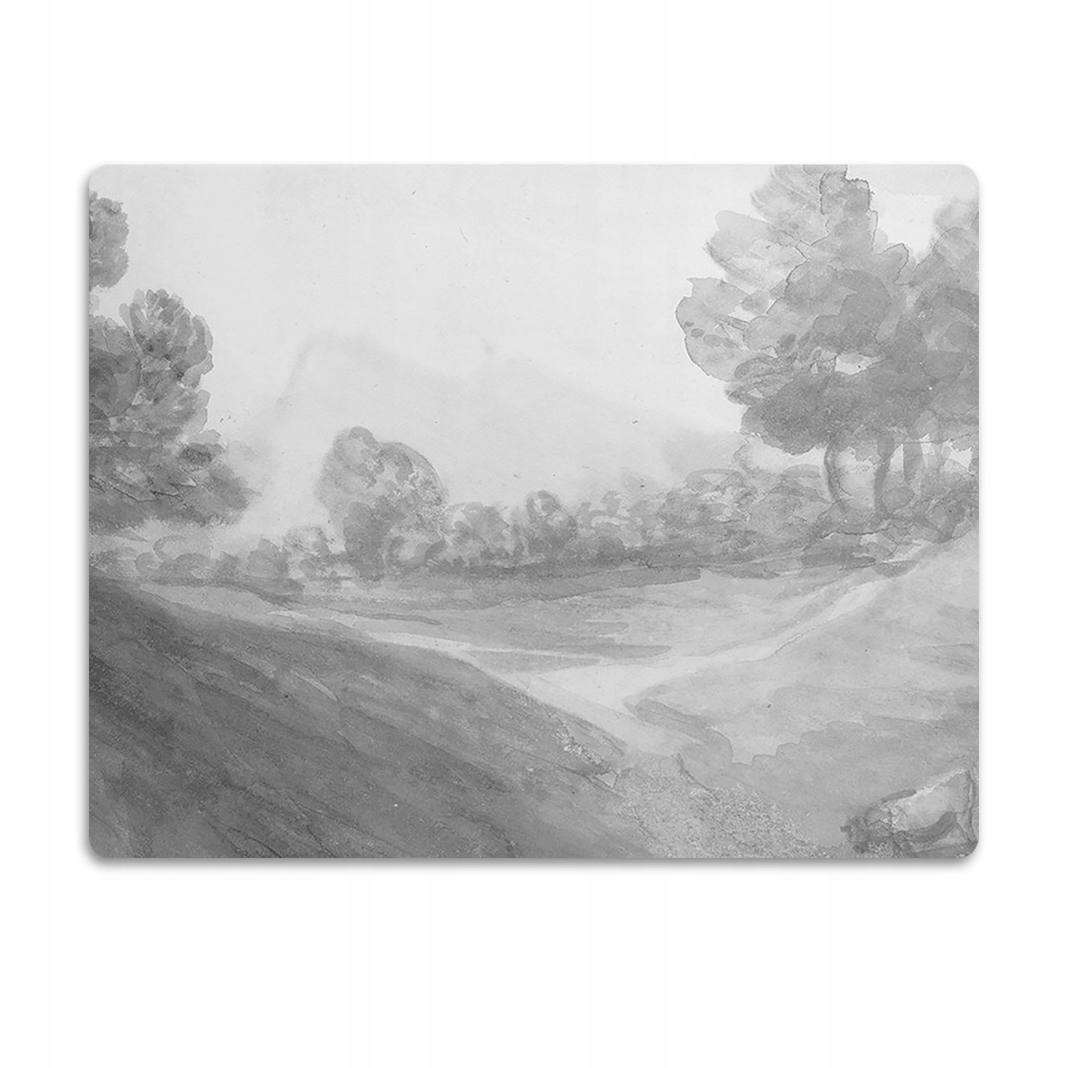 Pro kočky psa podložka pod misky Krajina 60x40