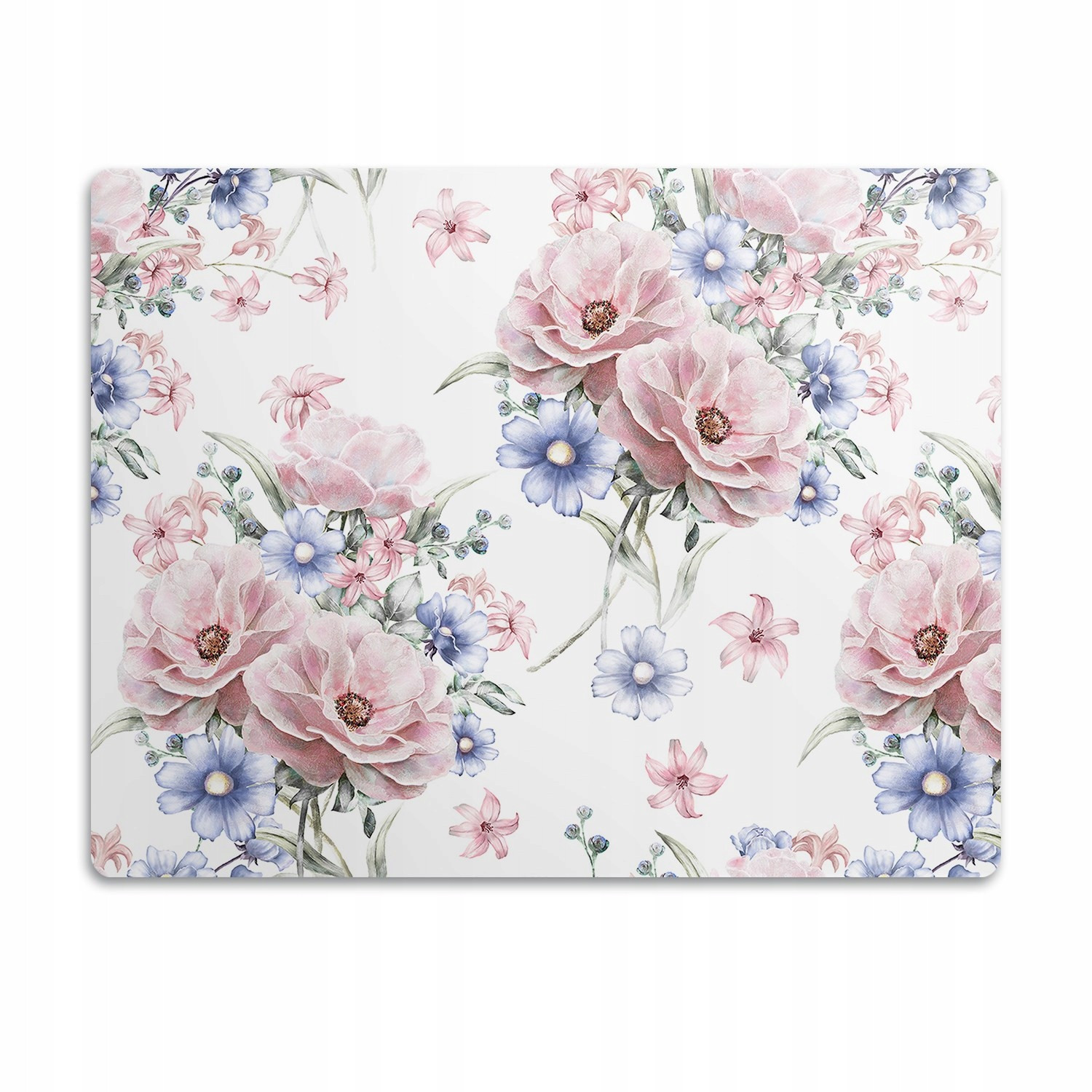 Podložka pod misku pro kočky psa Jemná kytice 60x40