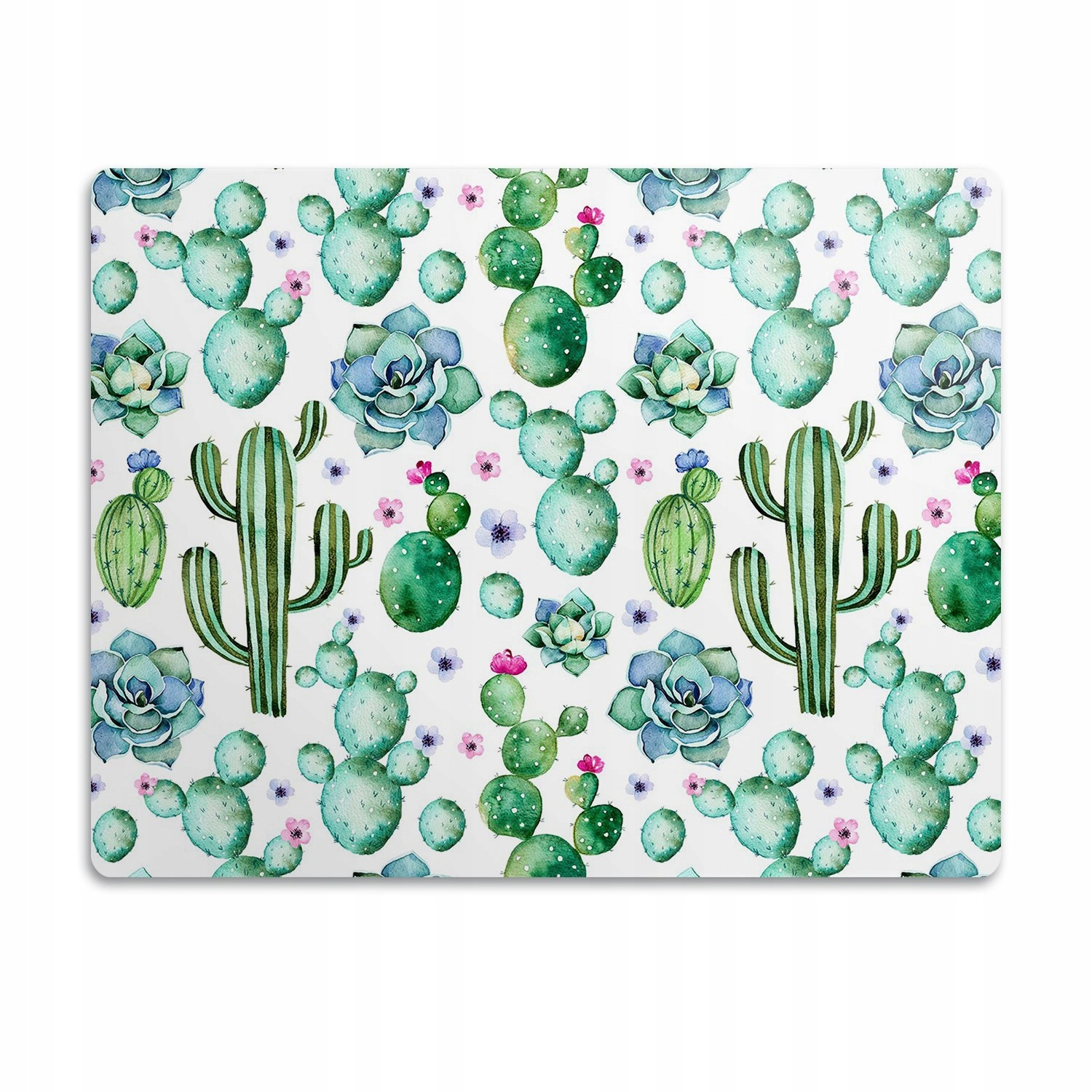 Ochranná podložka pod záchod pro kočky Kaktusy 60x40 cm