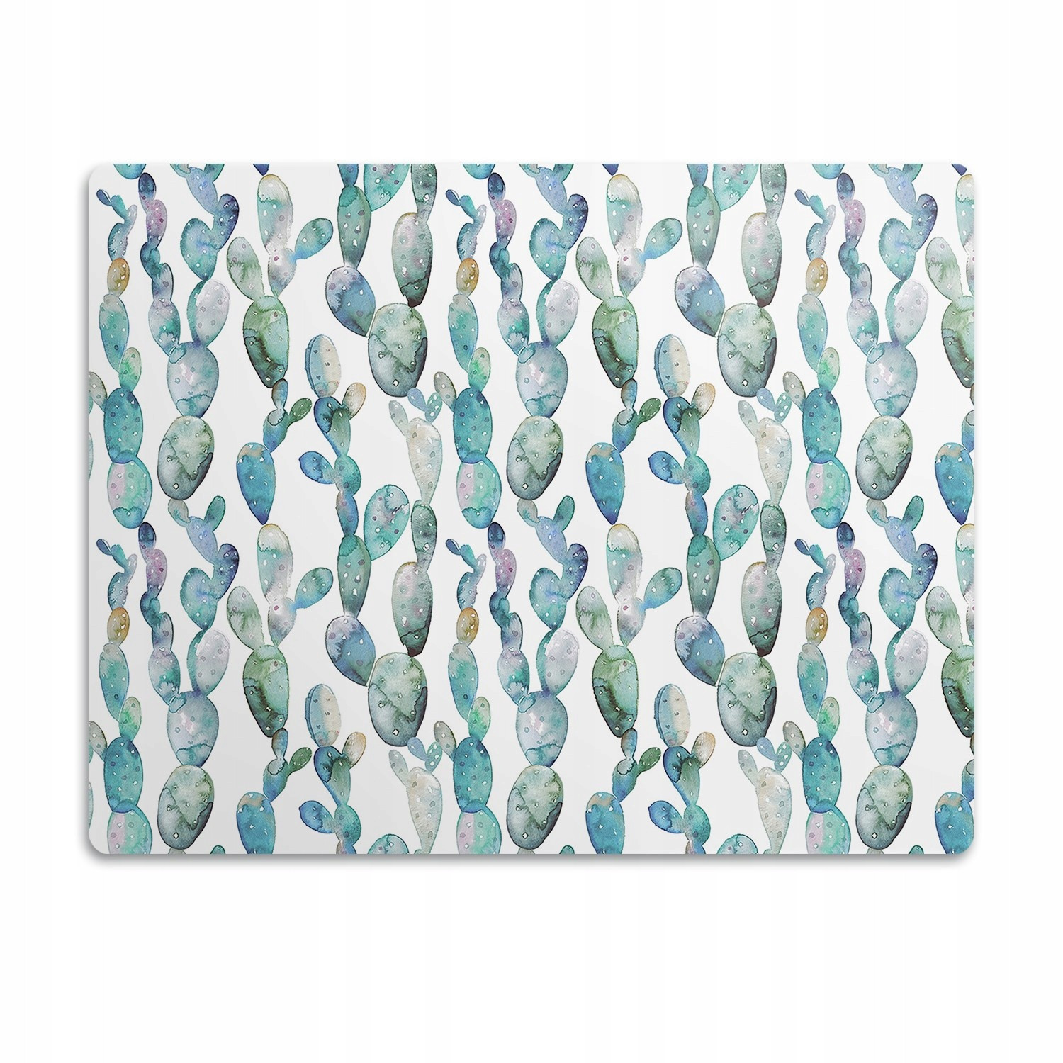 Podložka pro psa pod misku Akvarel kaktusy 60x40