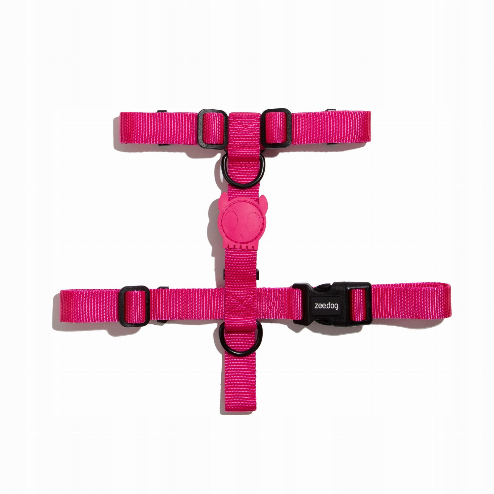 Zee Dog Postroj pro psa Pink Led M