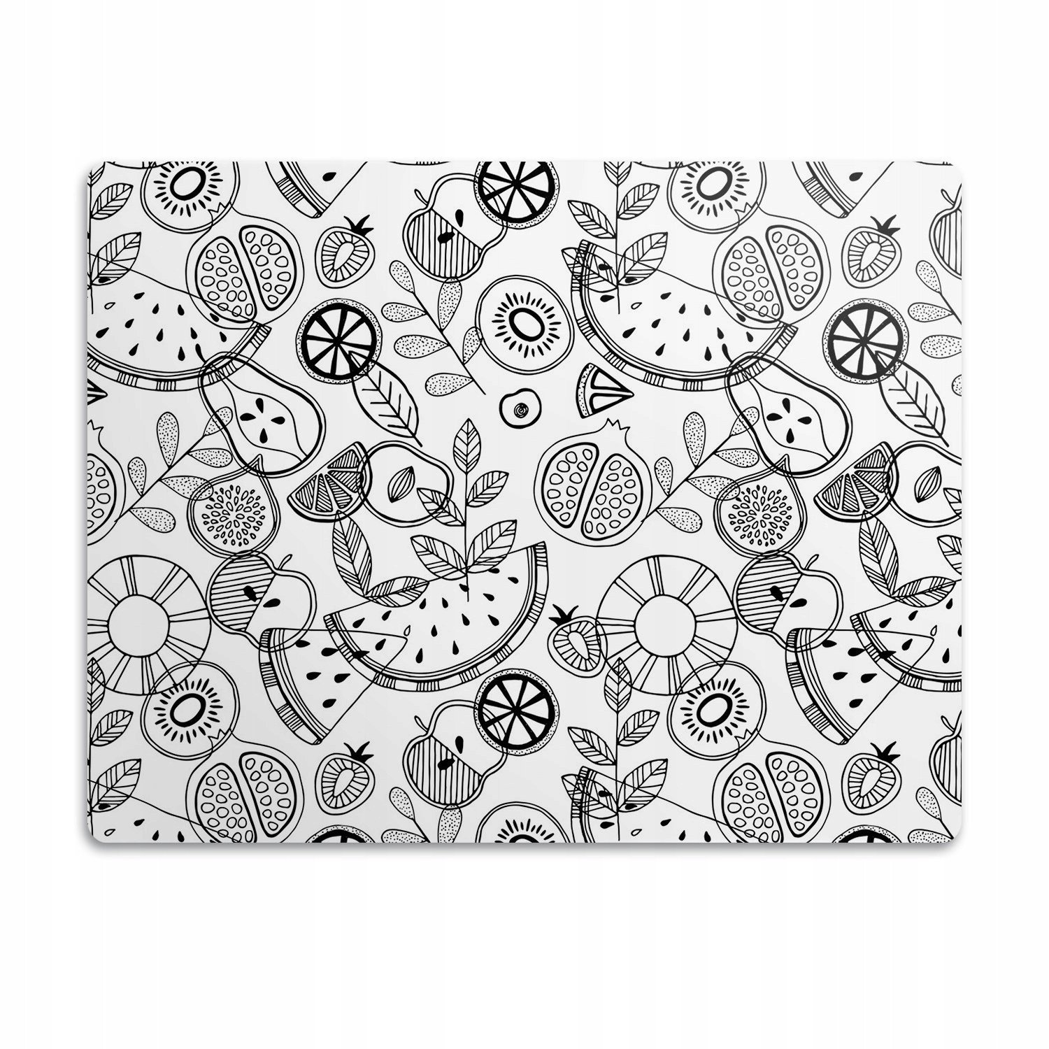 Pro kočky psa podložka pod misku Ovoce obrys 60x40