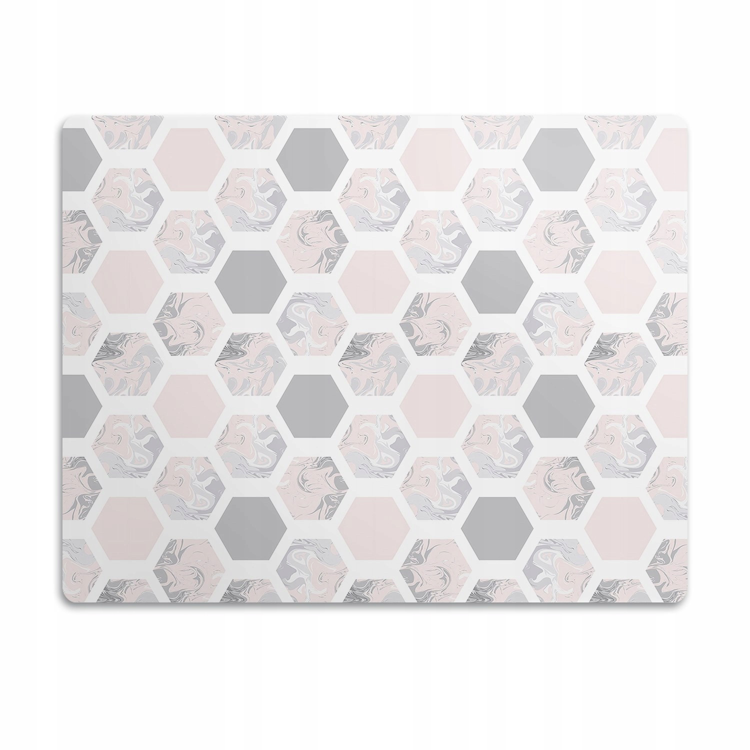 Ochranná podložka pod misky pro psa Šestiúhelníky 60x40