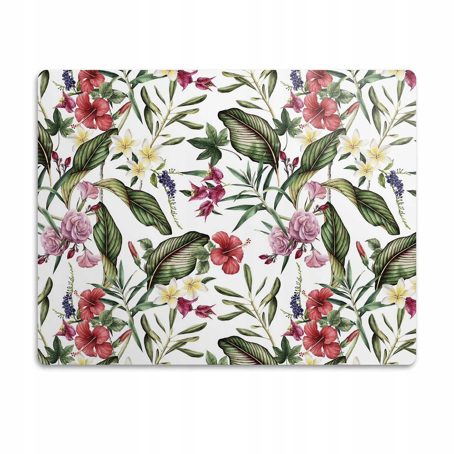 Podložka pro psa pod misku Tropické květiny 60x40 cm