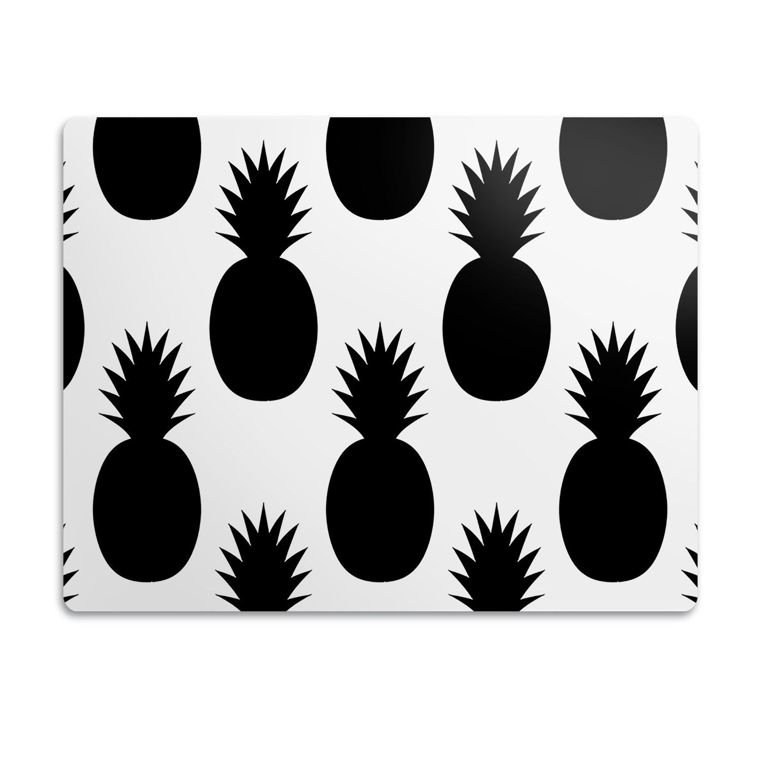 Podložka pro kočky psa pod misky Černý ananas 60x40 cm