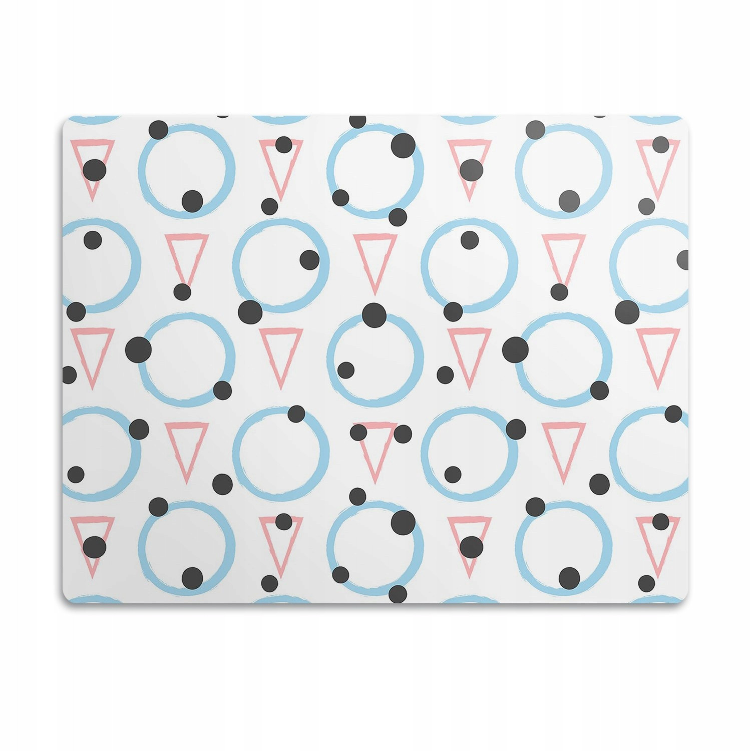 Podložka pod misku pro kočky Kola a trojúhelníky 60x40 cm