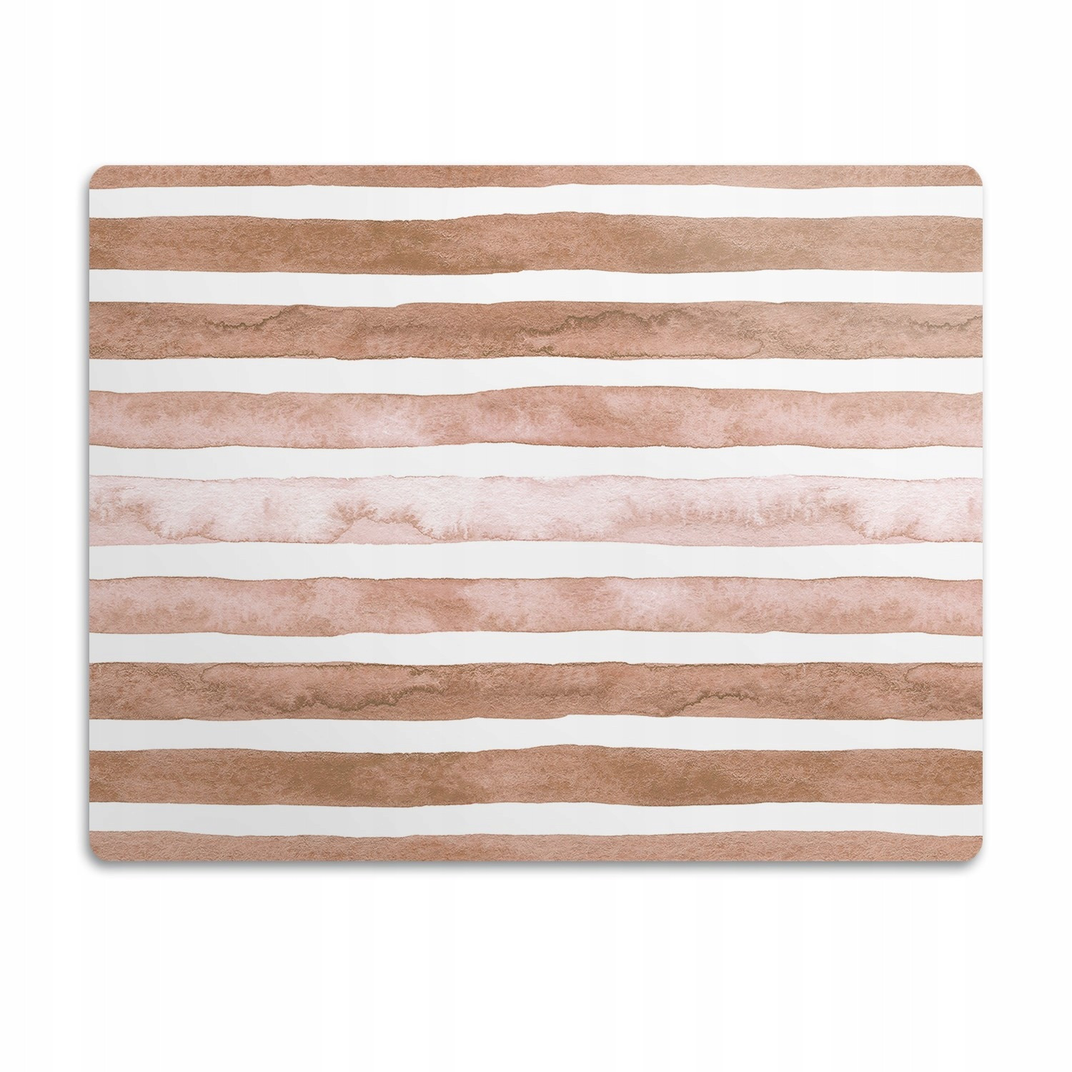 Voděodolná podložka pod misku Hnědé proužky 60x40 cm