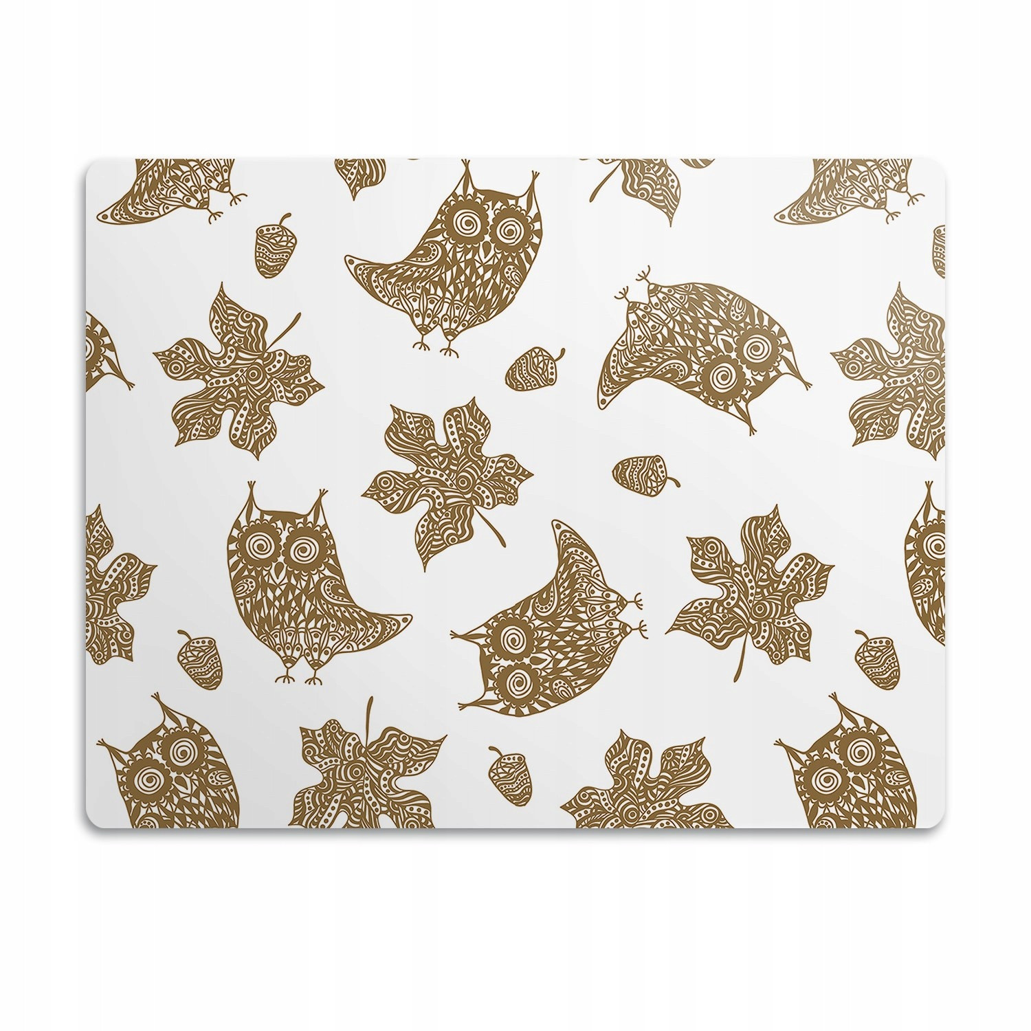 Ochranná podložka pro psa Listy a sovy 60x40 cm